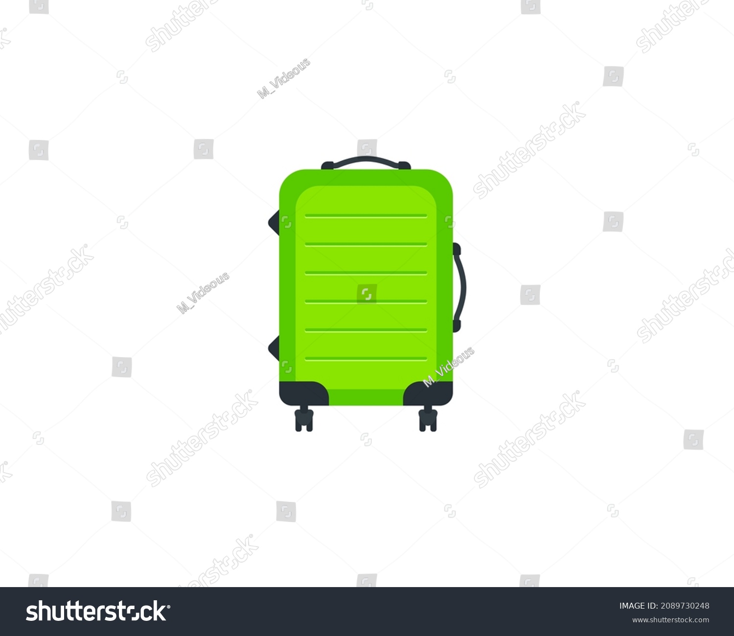 SVG of Luggage vector isolated icon. Emoji illustration. Baggage vector emoticon svg