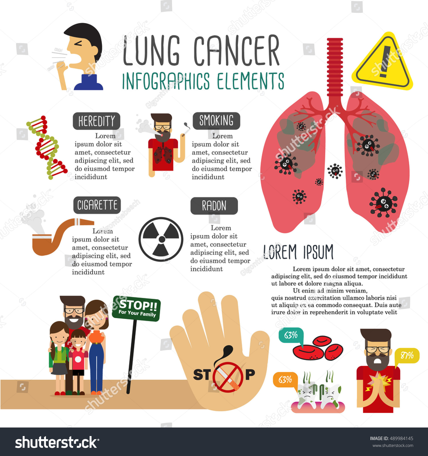 Lung Cancer Infographic 8159