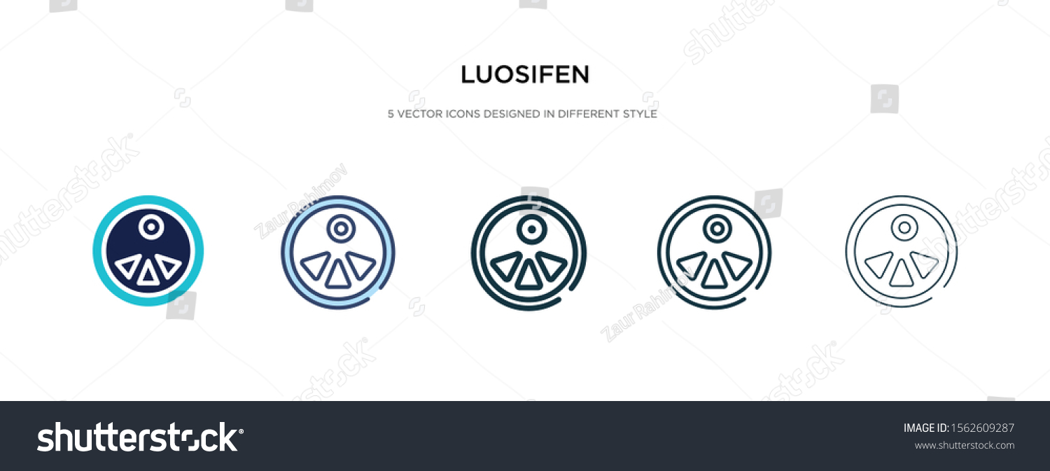 SVG of luosifen icon in different style vector illustration. two colored and black luosifen vector icons designed in filled, outline, line and stroke style can be used for web, mobile, ui svg