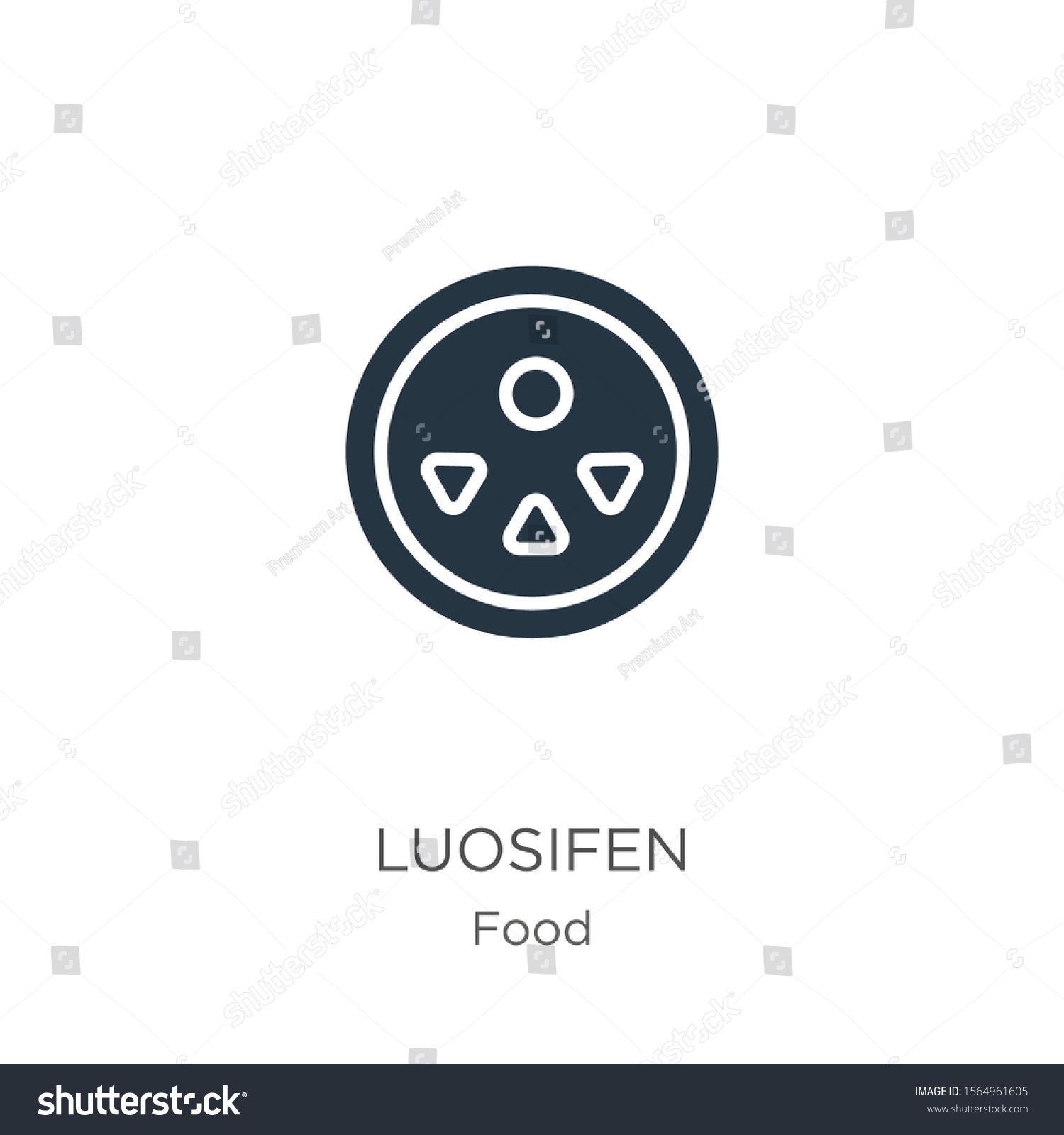 SVG of Luosifen icon vector. Trendy flat luosifen icon from food collection isolated on white background. Vector illustration can be used for web and mobile graphic design, logo, eps10 svg