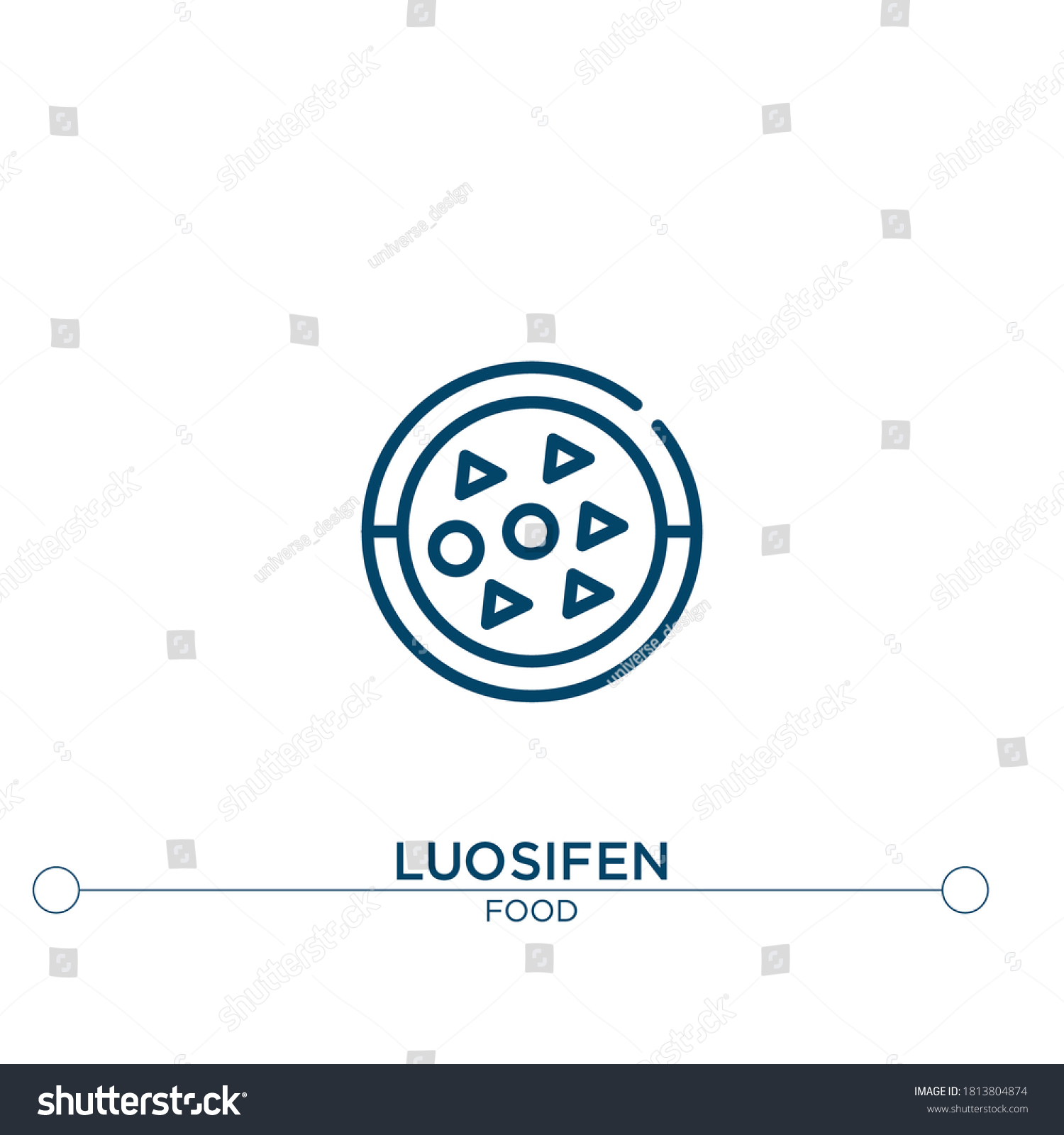 SVG of luosifen outline vector icon. simple element illustration. luosifen outline icon from editable food concept. can be used for web and mobile
 svg