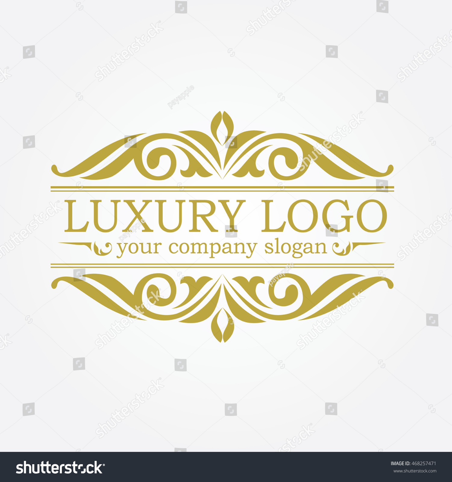 Luxury Logo Stock Vector 468257471 - Shutterstock