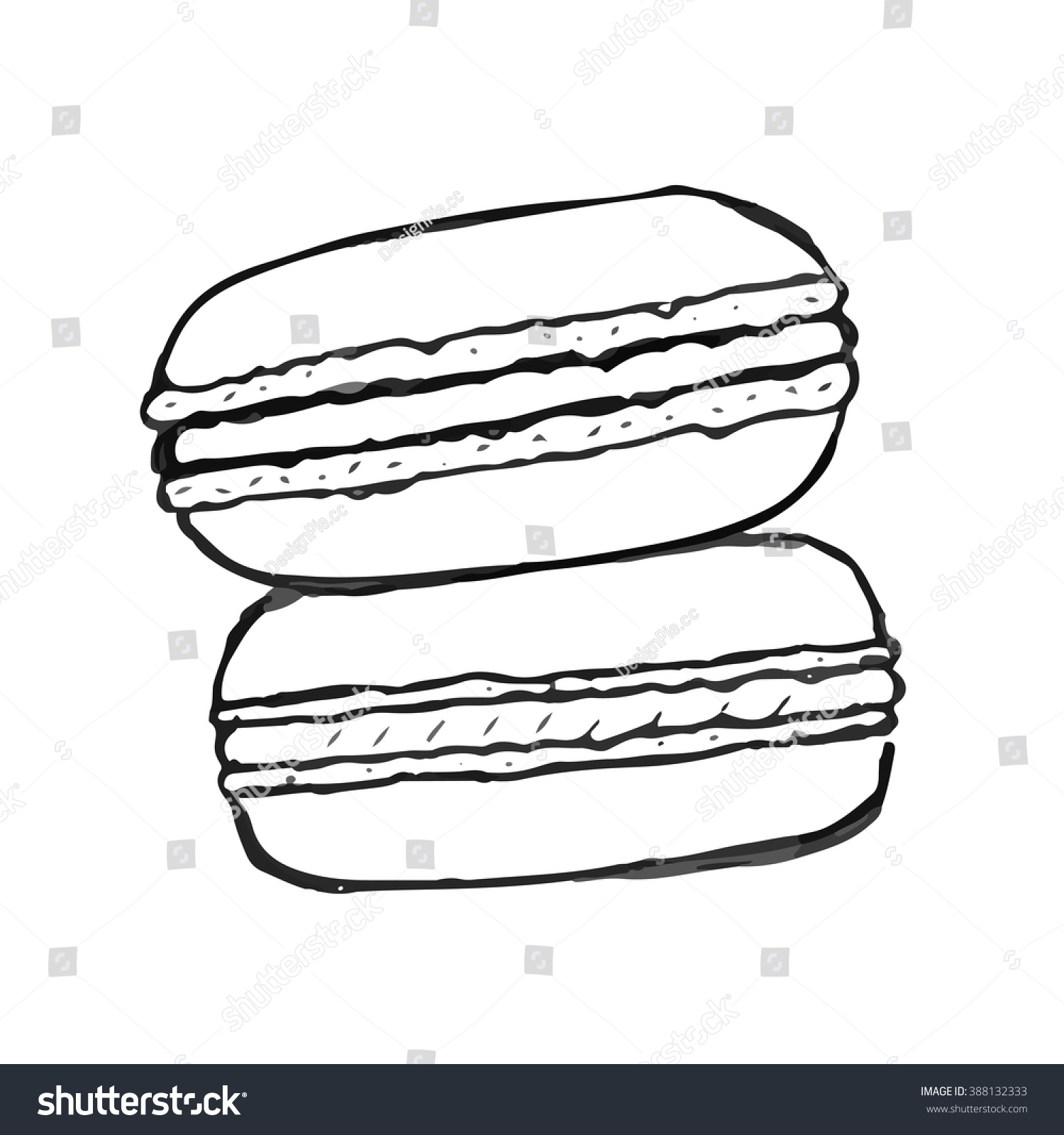 macaron coloring pages - photo #16