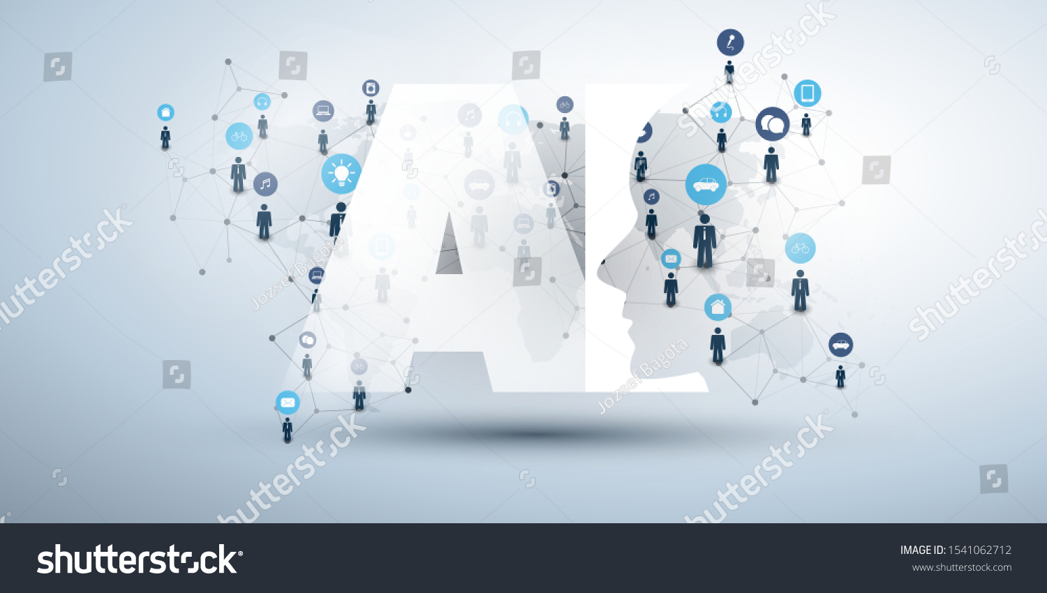 Machine Learning Artificial Intelligence Cloud Computing Stock Vector Machine Learning Artificial Intelligence Cloud Computing Stock Vector