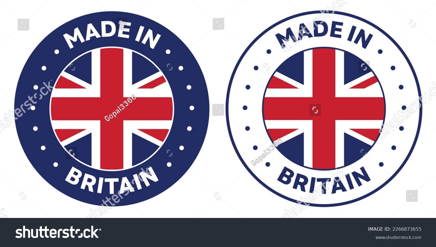 SVG of Made in Britain icon. Britain product icons suitable for commerce business. badge, seal, sticker, logo, symbol Variants. Isolated vector illustration svg