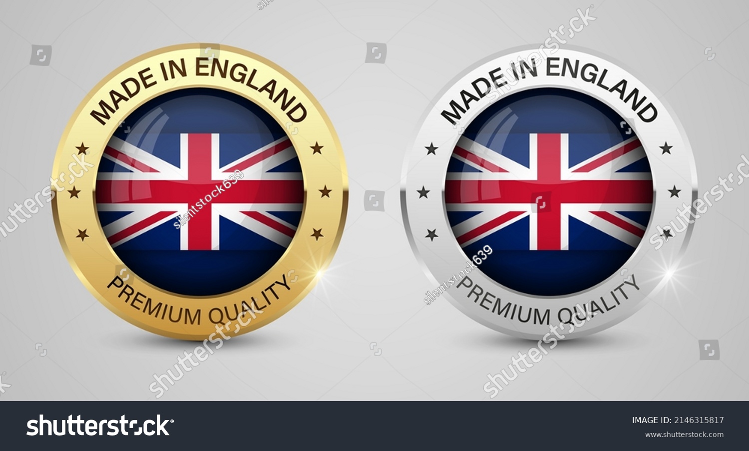 SVG of Made in England graphics and labels set. Some elements of impact for the use you want to make of it. svg