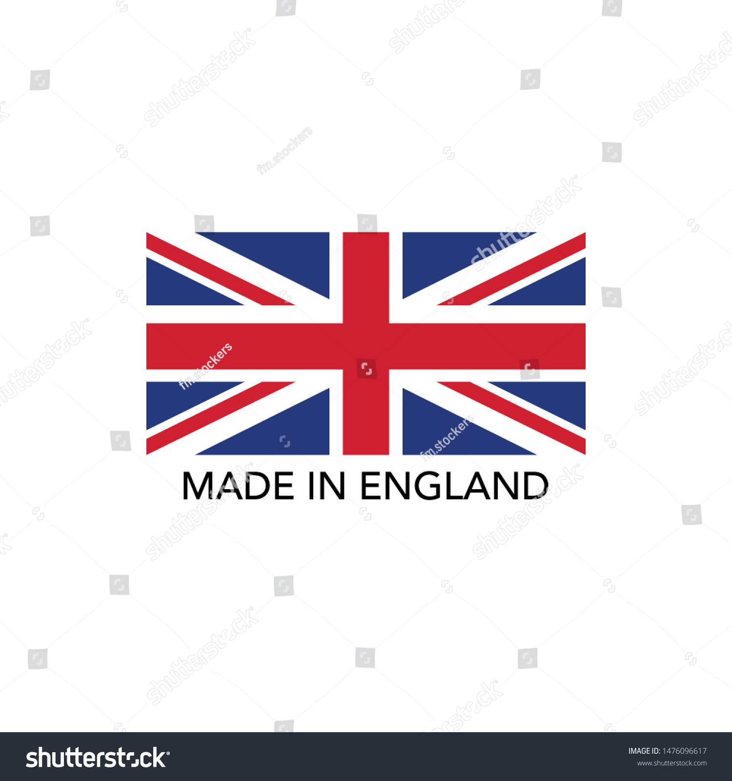 SVG of Made in England vector icon, flat symbol svg