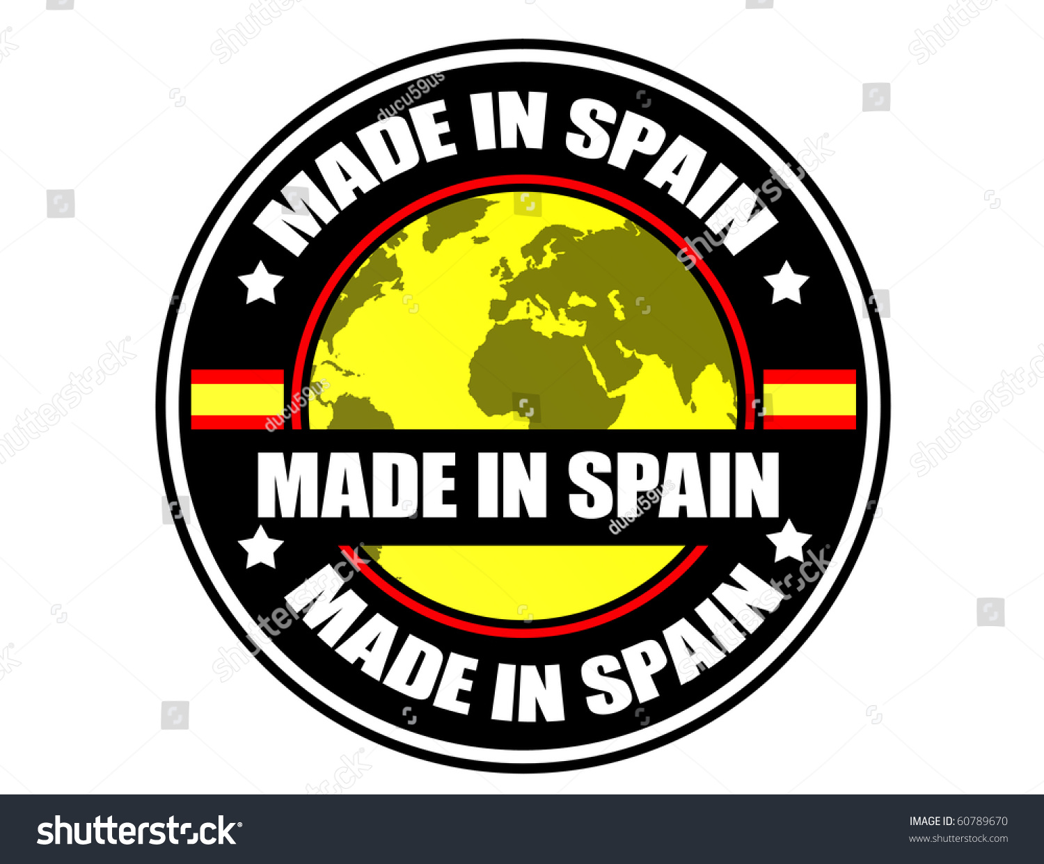 Made In Spain Label, Vector Illustration - 60789670 : Shutterstock