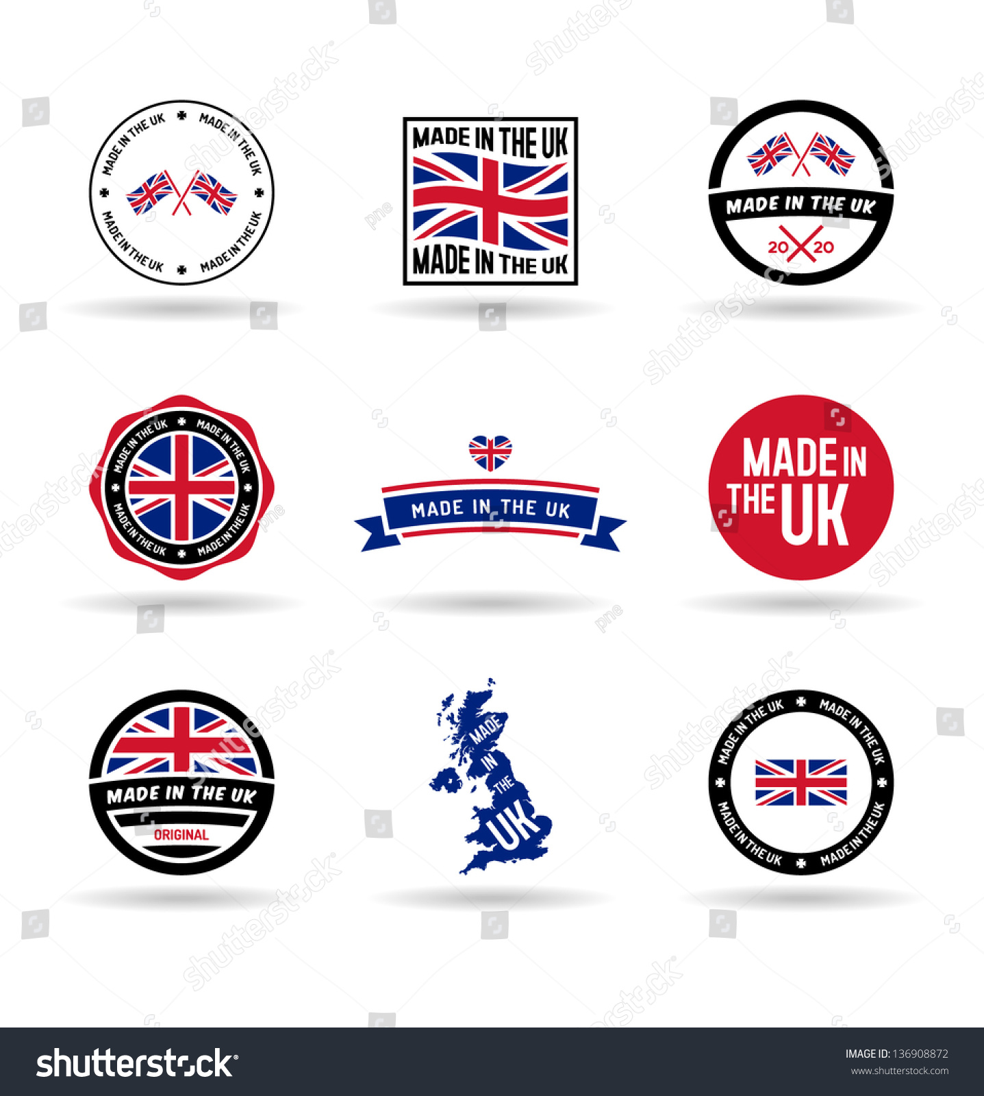 SVG of Made in the UK. Vol 1. svg