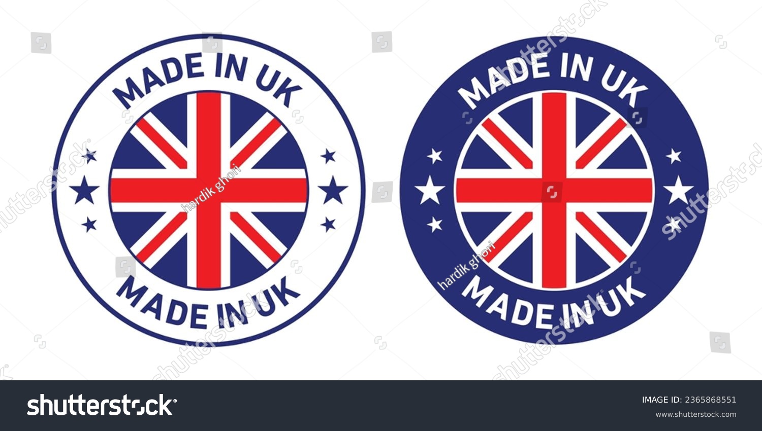 SVG of Made in uk rounded vector symbol set on white background svg