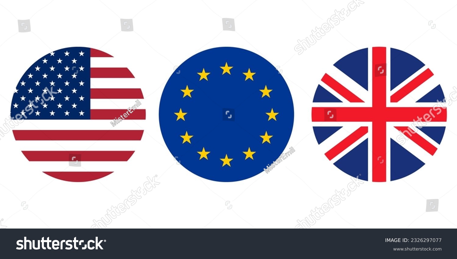 SVG of Made in USA, EU, UK stickers ions svg