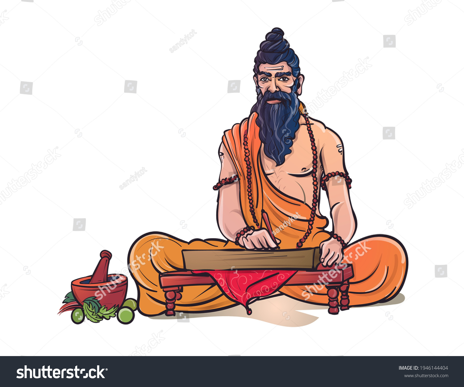 5 Vedic india rishis Images, Stock Photos & Vectors | Shutterstock