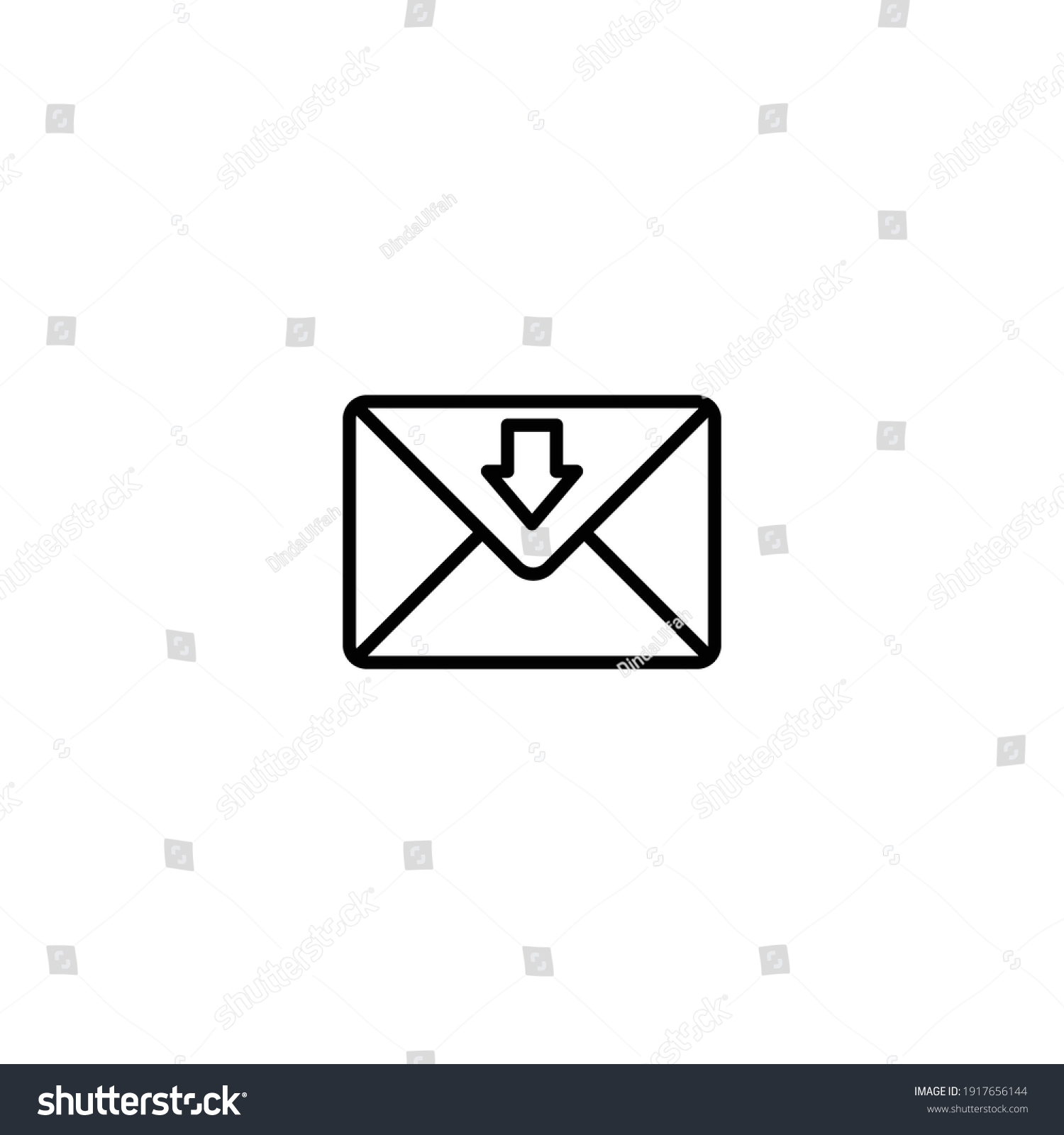 Mail Icon Envelope Icon Message Icon Stock Vector (Royalty Free ...