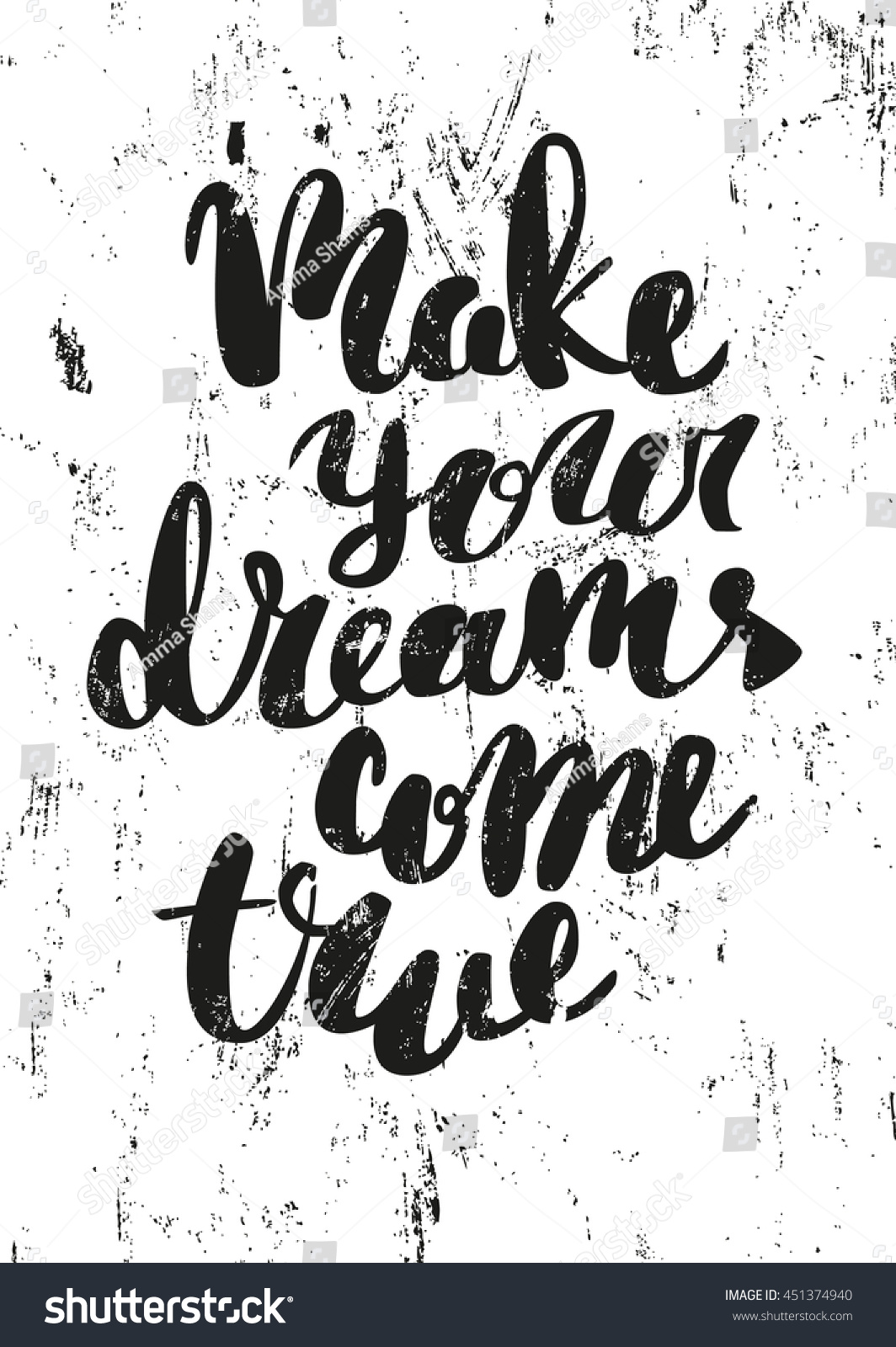 Make Your Dreams Come True Hand のベクター画像素材 ロイヤリティフリー