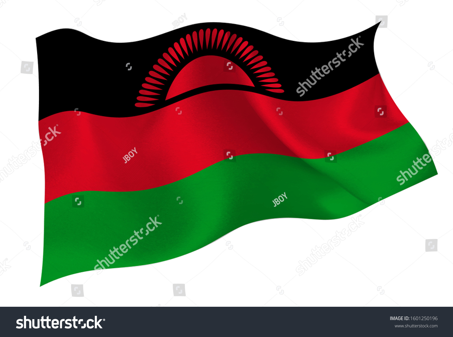 AUFNÄHER Patch FLAGGEN flagge Malawi   flag Fahne  7x4.5cm