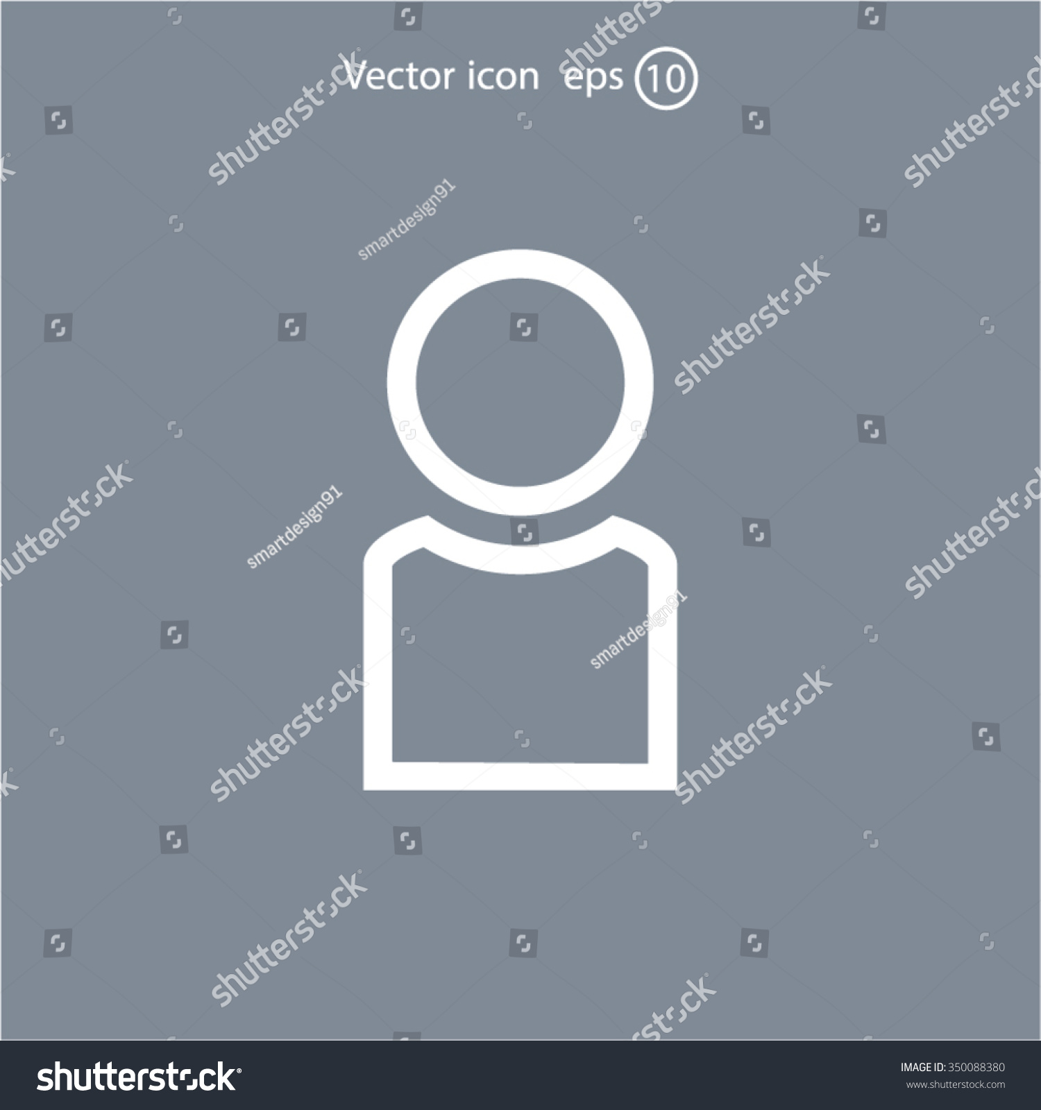 Male Avatar Profile Picture Vector Illustration Stock Vector (Royalty