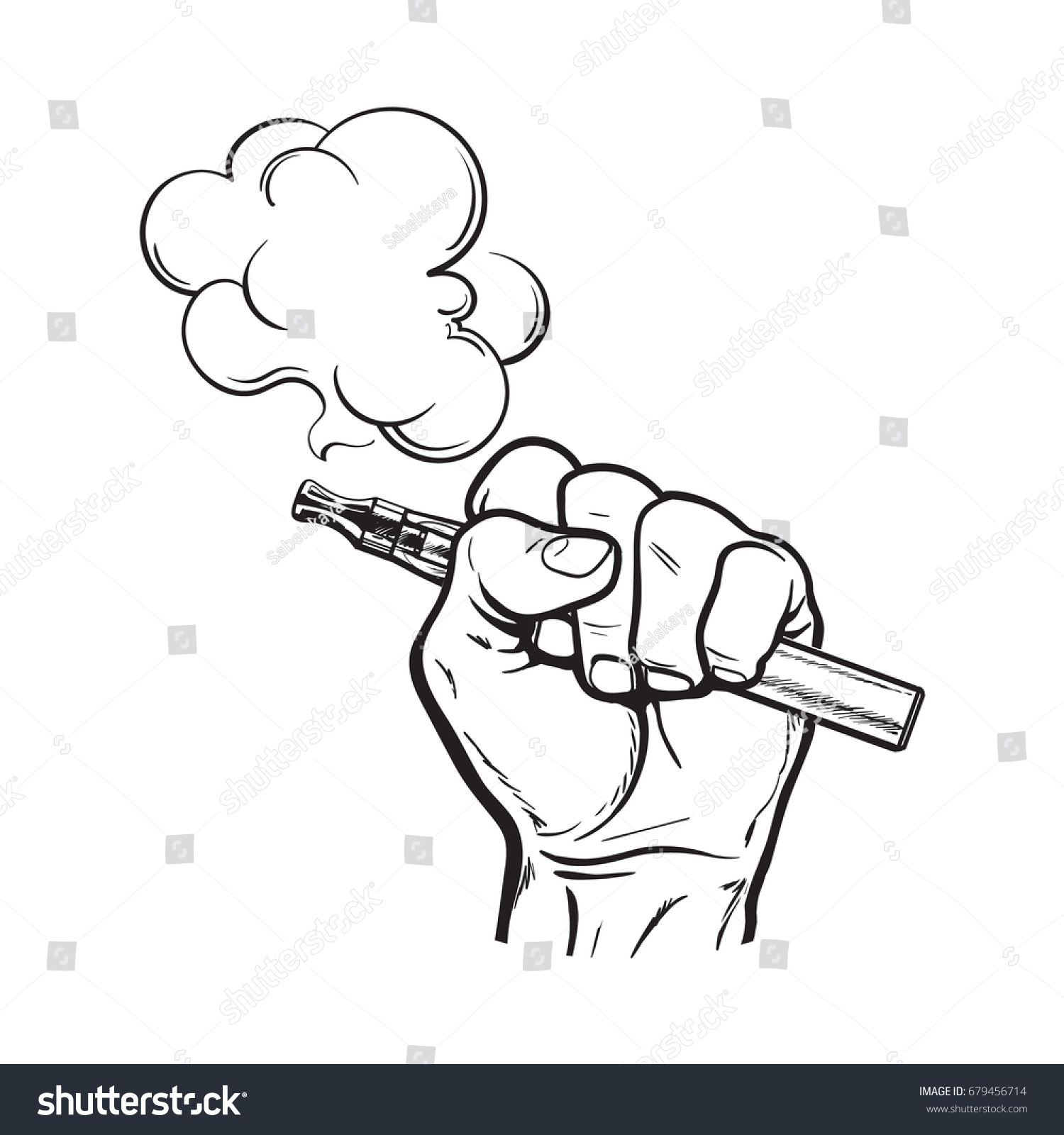 933 Vape sketch Stock Illustrations, Images & Vectors | Shutterstock