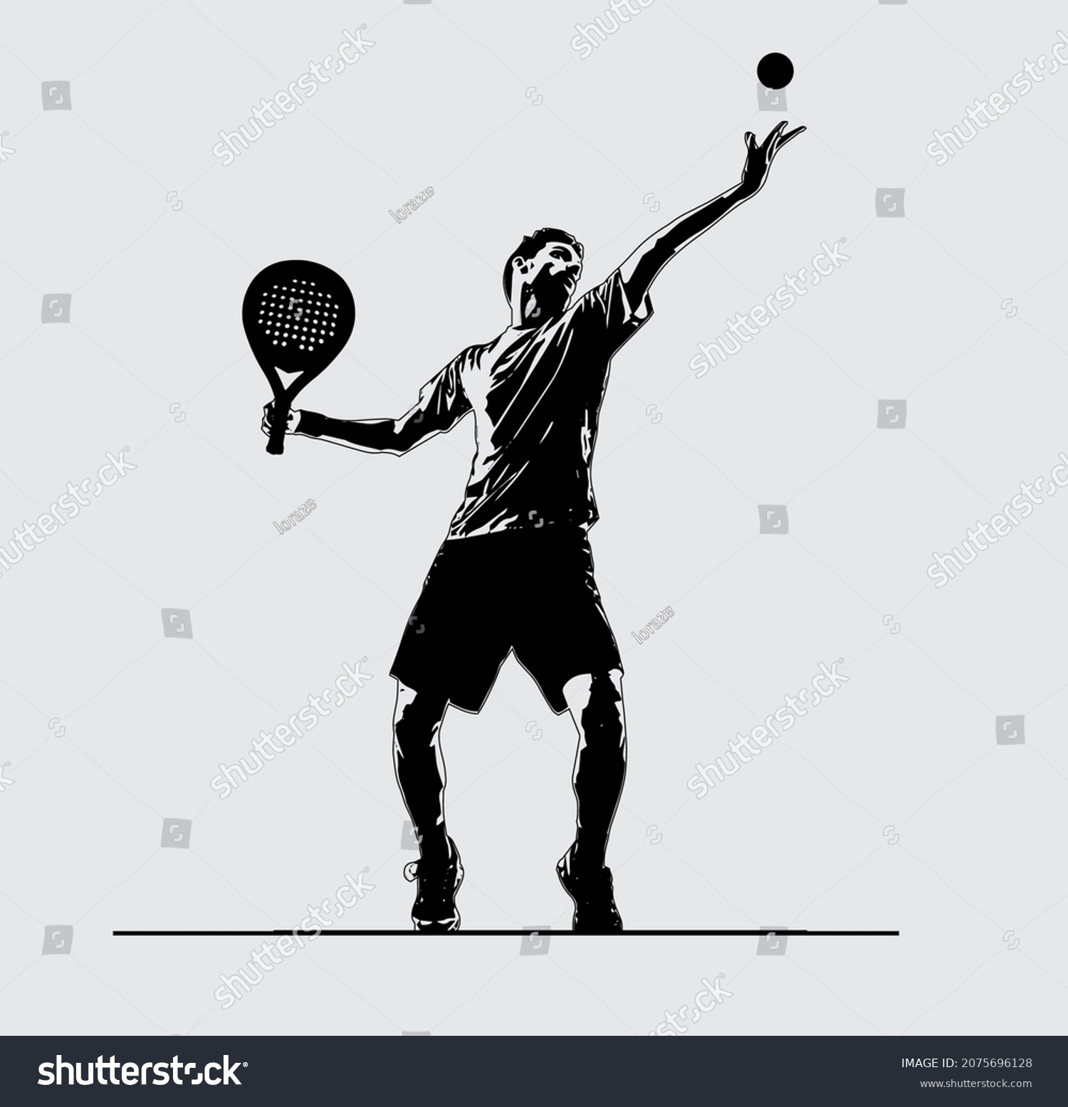 750 Padel Tennis Stock Vectors, Images & Vector Art | Shutterstock