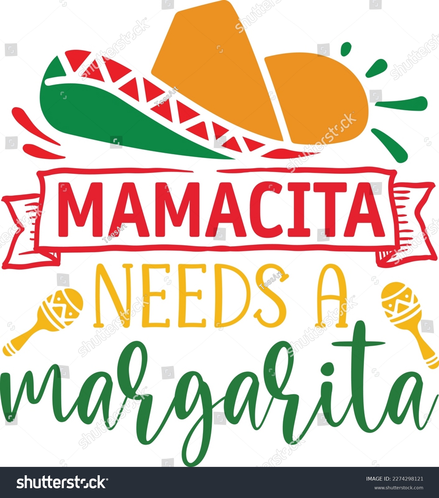 SVG of Mamacita needs a margarita cinco de mayo svg designs svg