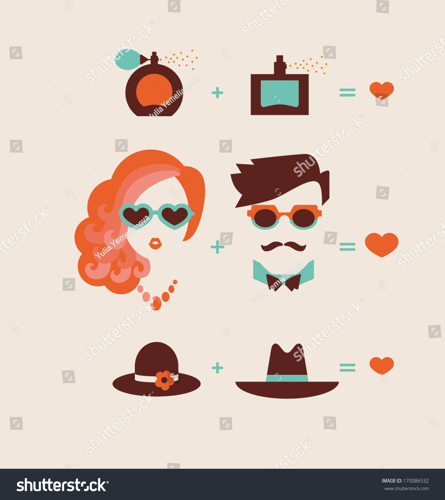 Man Woman Couple Love Vector Illustration Stock Vector Royalty Free