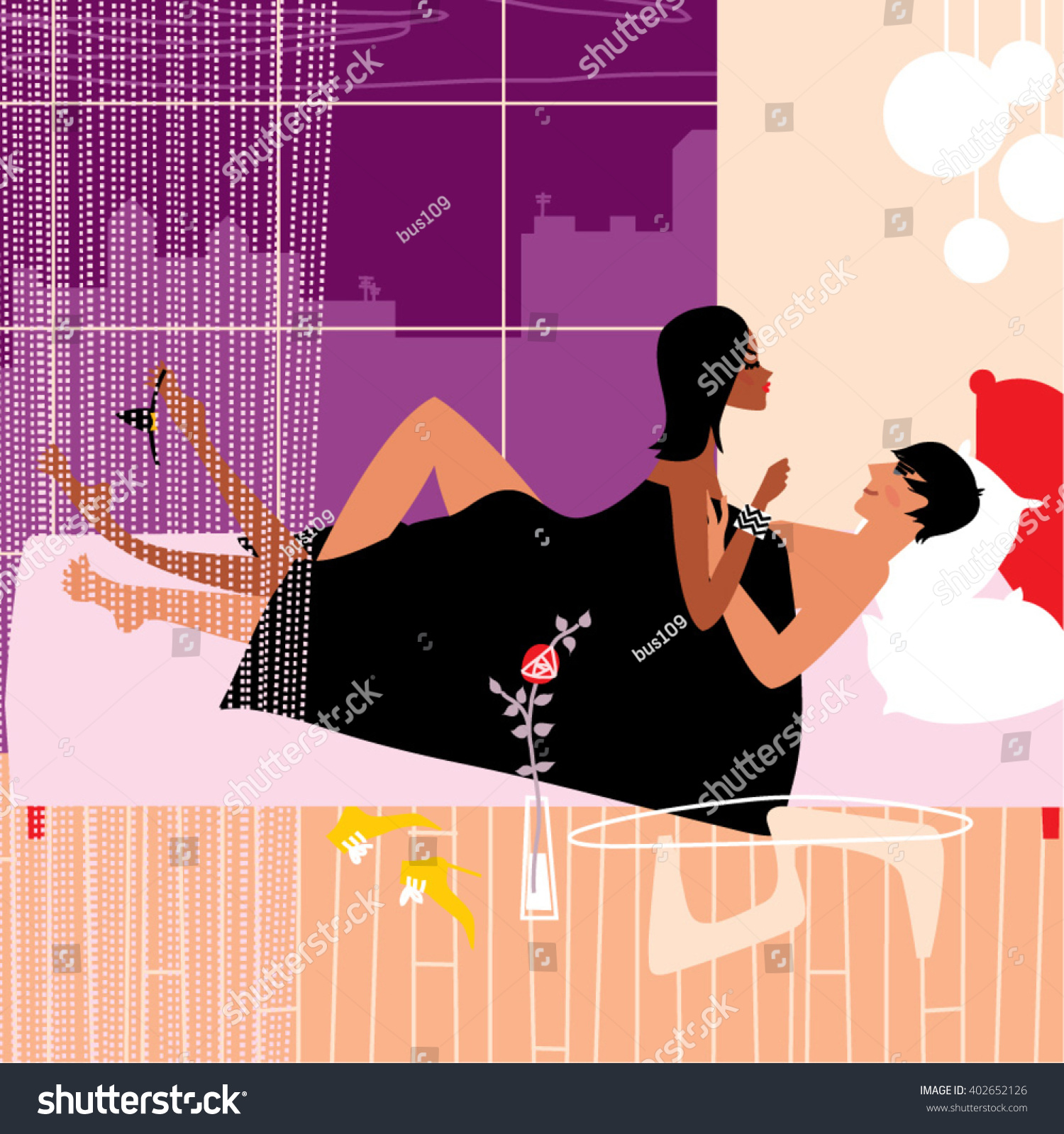 Sexy Couple In A Bed Sex And Sexy Couple In A Bed Sex And