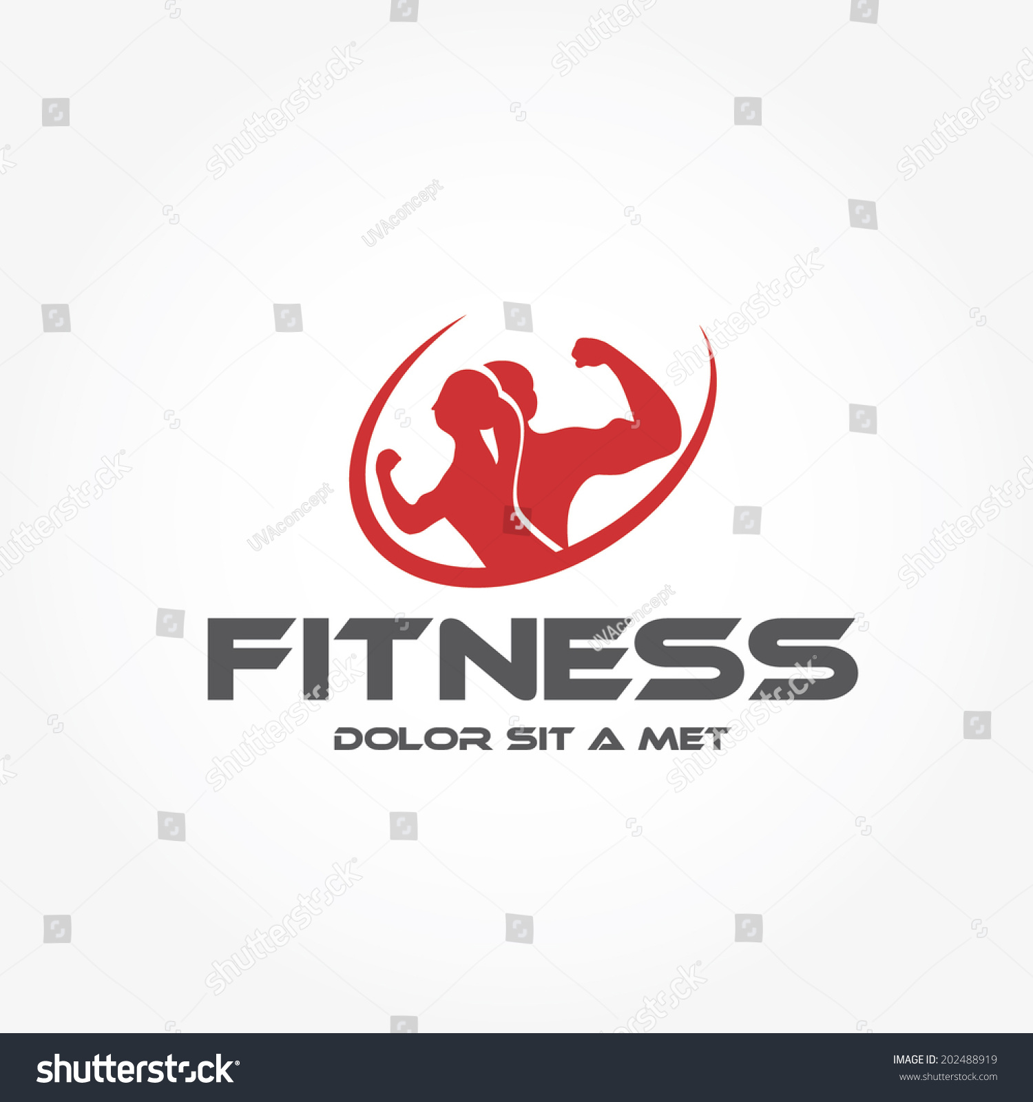 Man Woman Fitness Silhouette Character Vector Stock Vector (Royalty ...