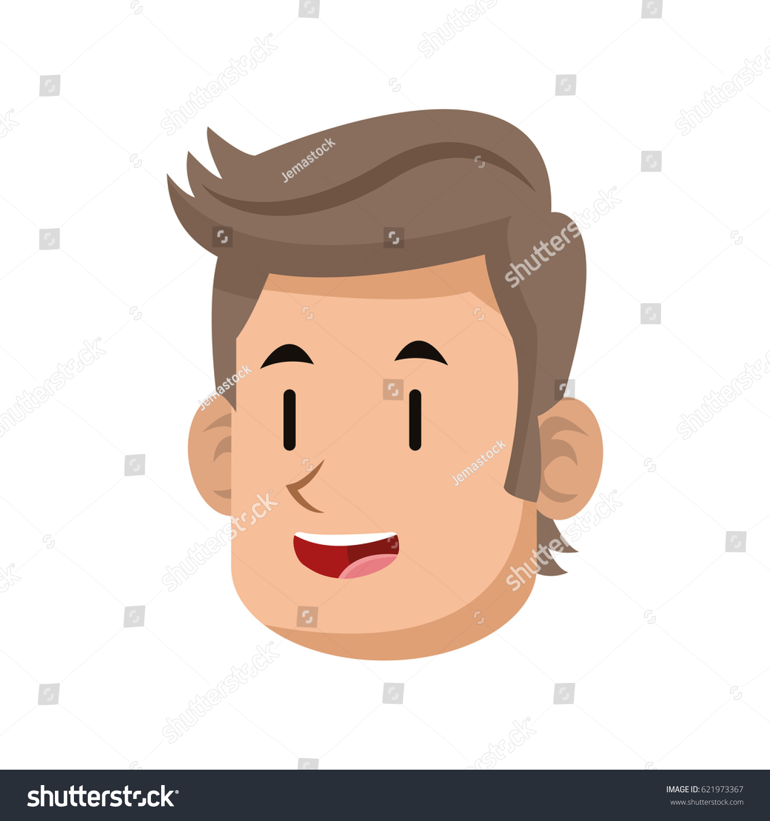 Man Cartoon Icon Stock Vector 621973367 - Shutterstock