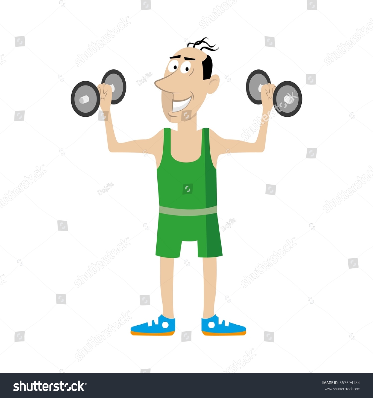 Featured image of post Dumbbell Shoulder Press Cartoon Shoulder press dumbbell moves manga gym set illustration