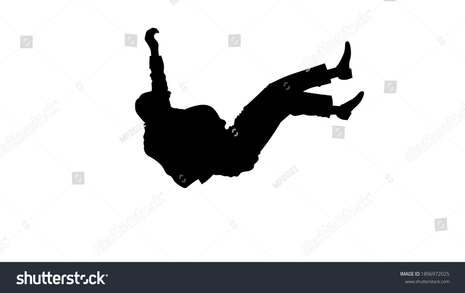 Person Falling Silhouette Images Stock Photos Vectors Shutterstock