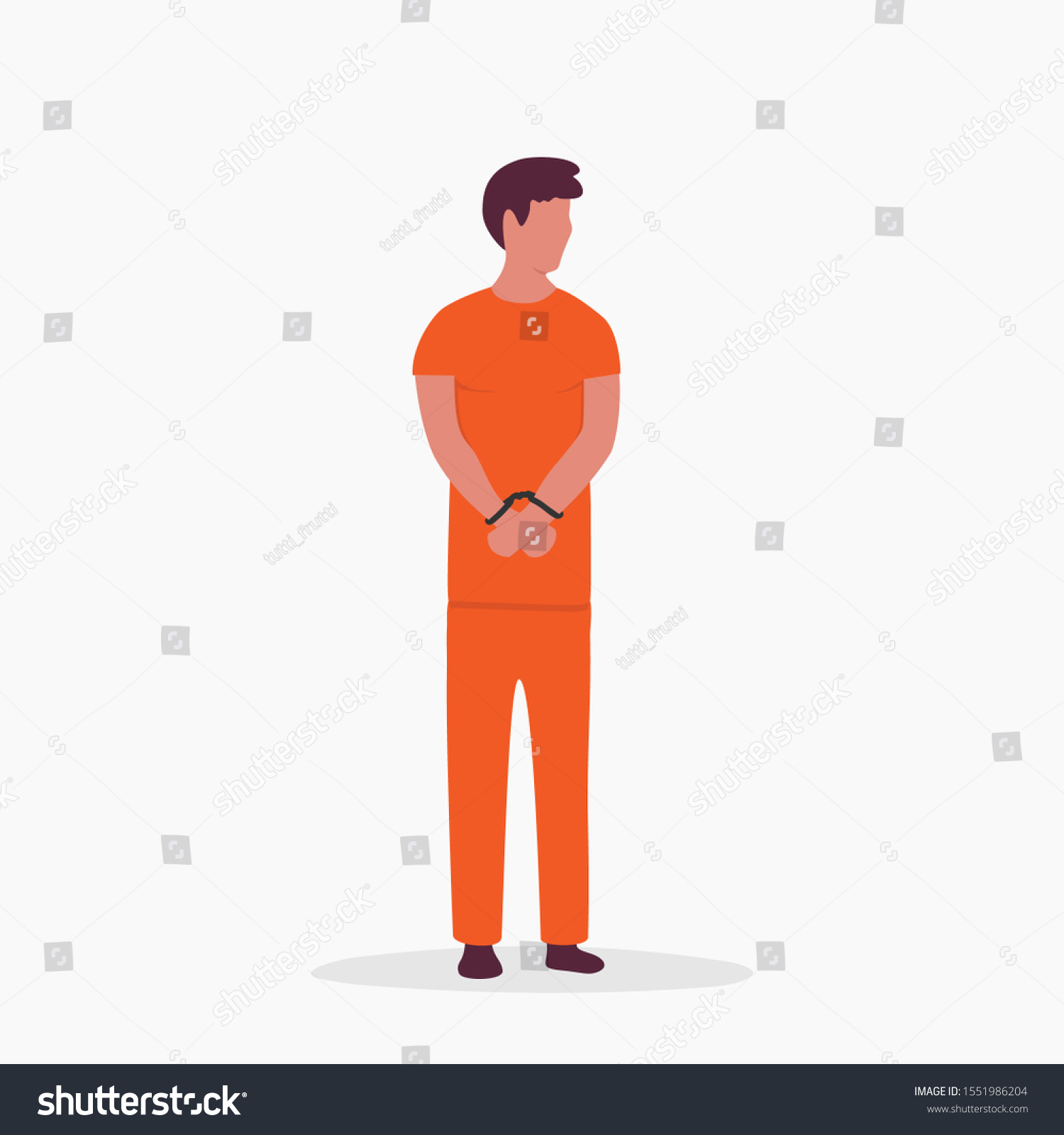 622 Orange jumpsuit Stock Vectors, Images & Vector Art | Shutterstock