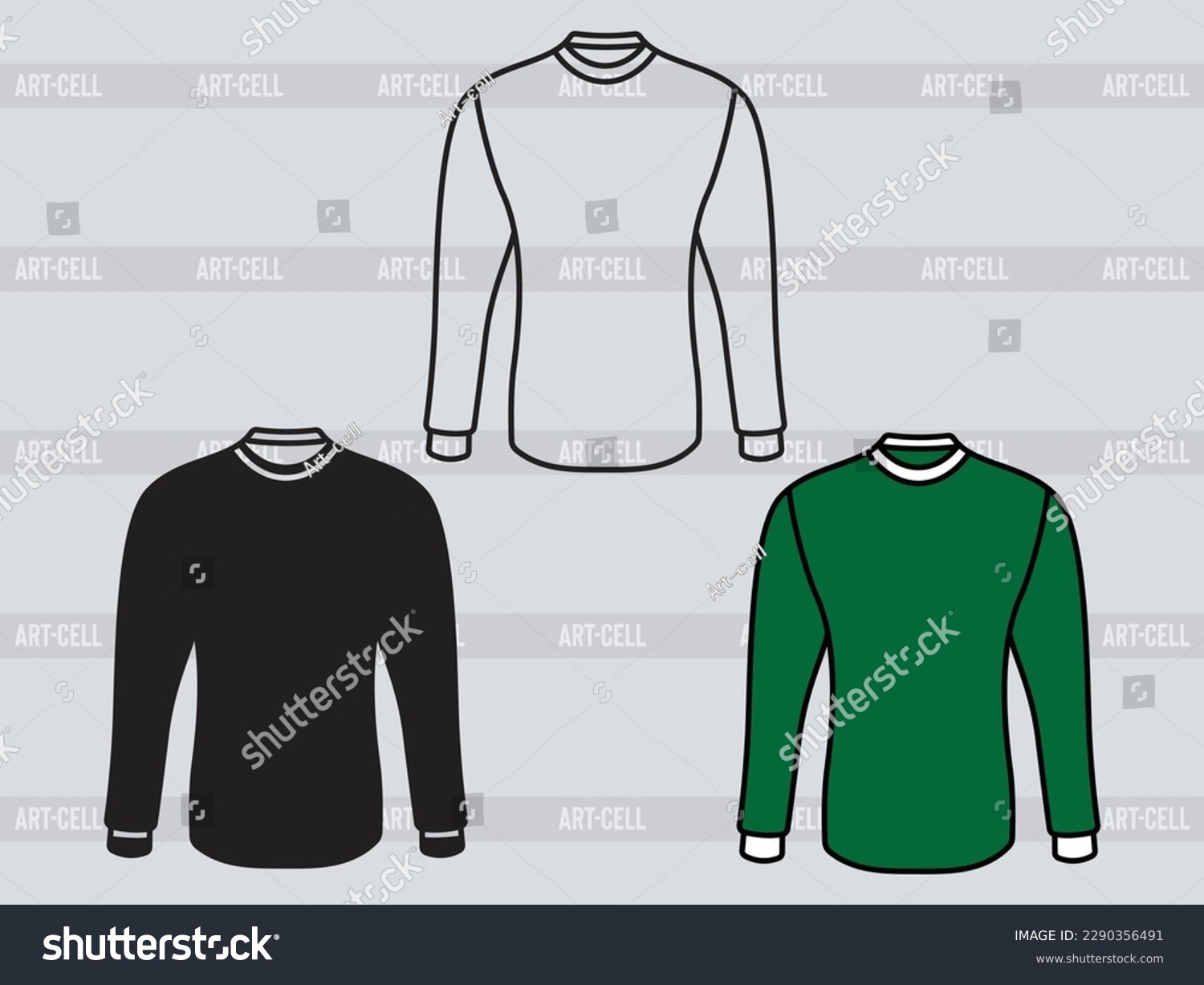 SVG of Man Long Sleeve Vector T-Shirt Design, Long Sleeve Silhouette svg