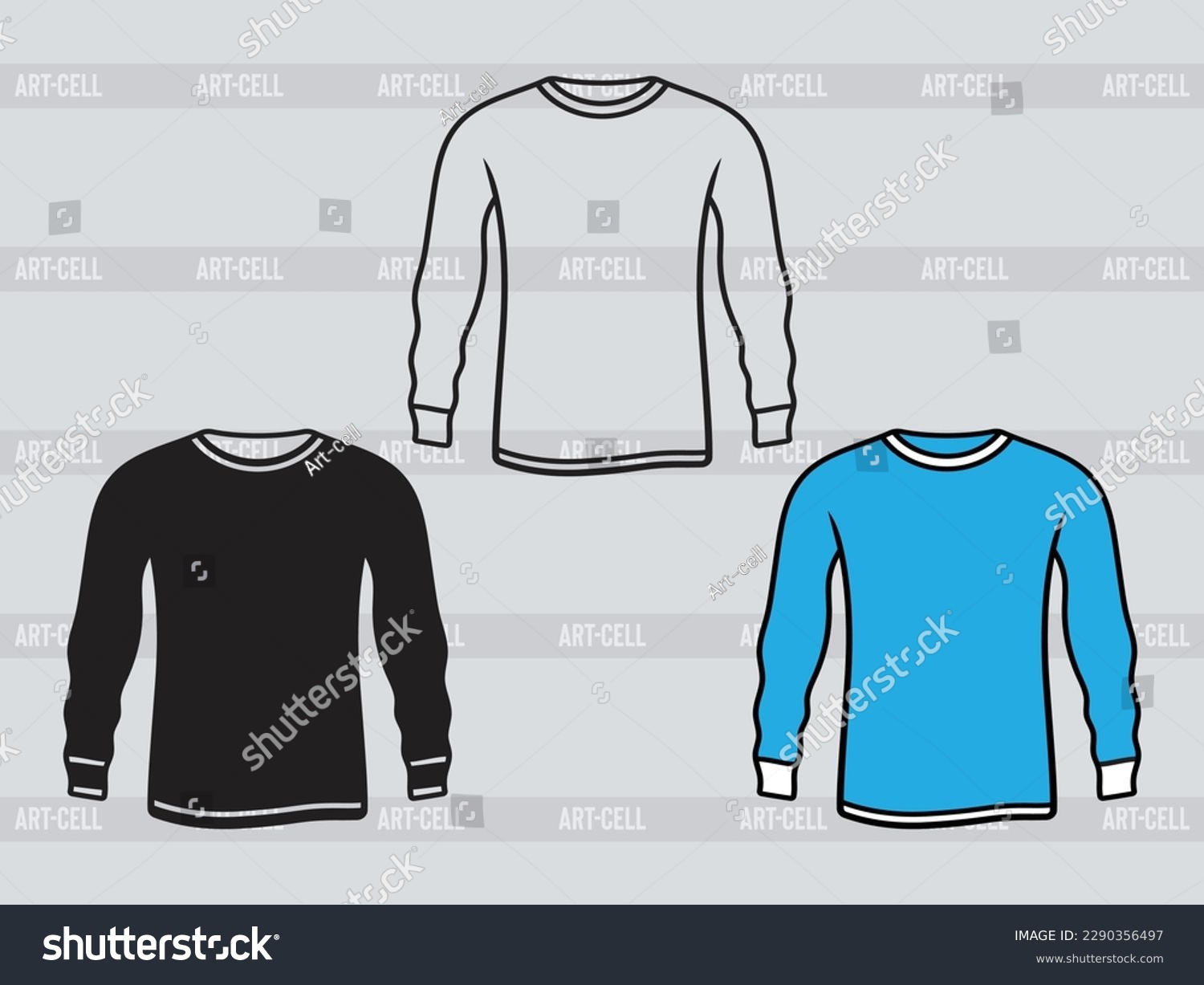 SVG of Man Long Sleeve Vector T-Shirt Design, Long Sleeve Silhouette svg