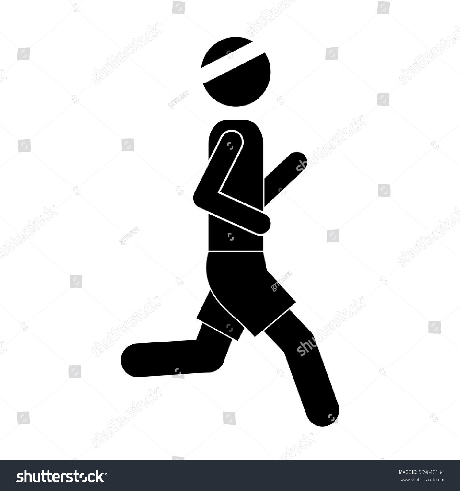 Man Running Icon Stock Vector (Royalty Free) 509640184 | Shutterstock