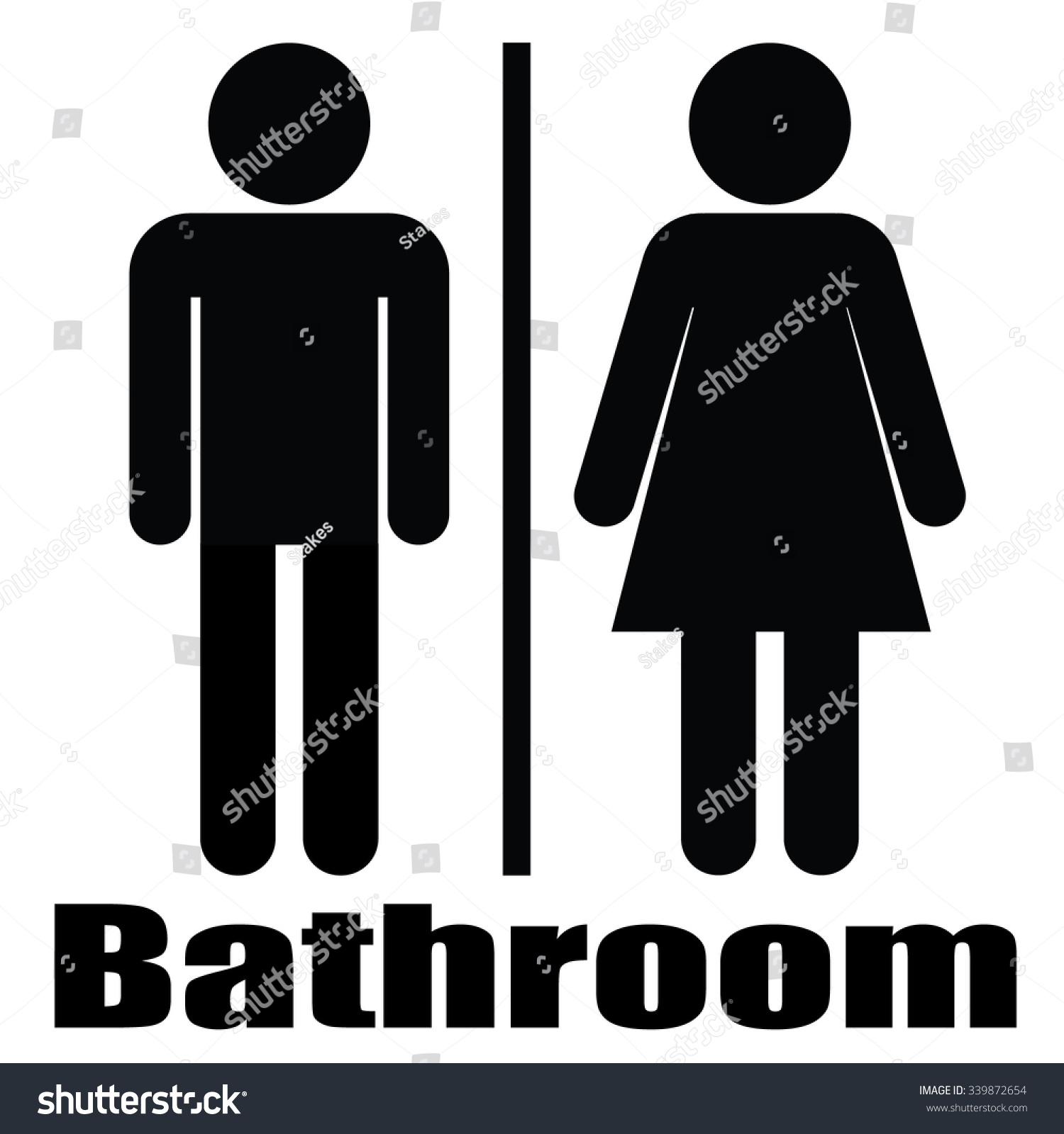 Bathroom Sign Male Vector man woman toilet sign male female stock vector 339872654 Bathroom Sign Male Vector man woman toilet sign male female stock vector 339872654
