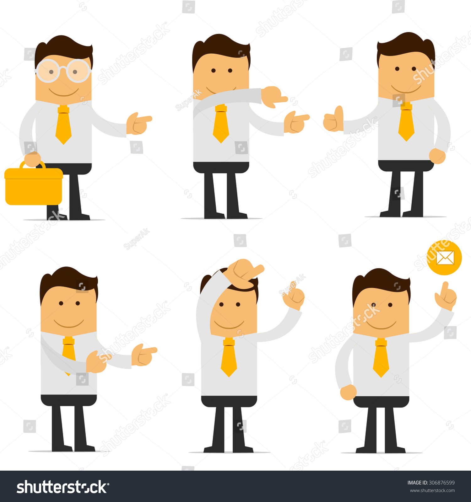 Manager Vector Illustration Stock Vector (Royalty Free) 306876599 ...