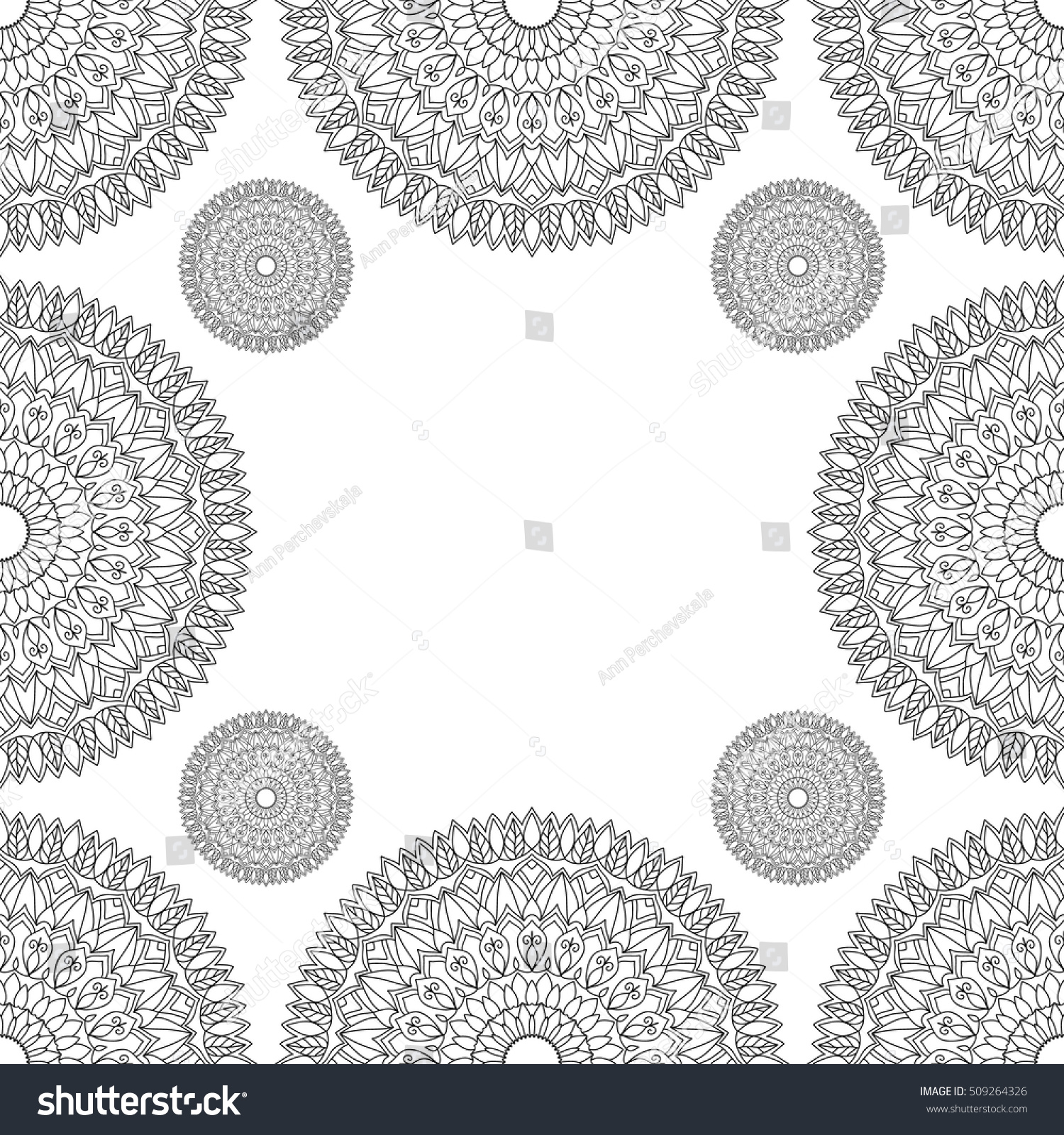 Mandala Vector Design Stock Vector 509264326 - Shutterstock