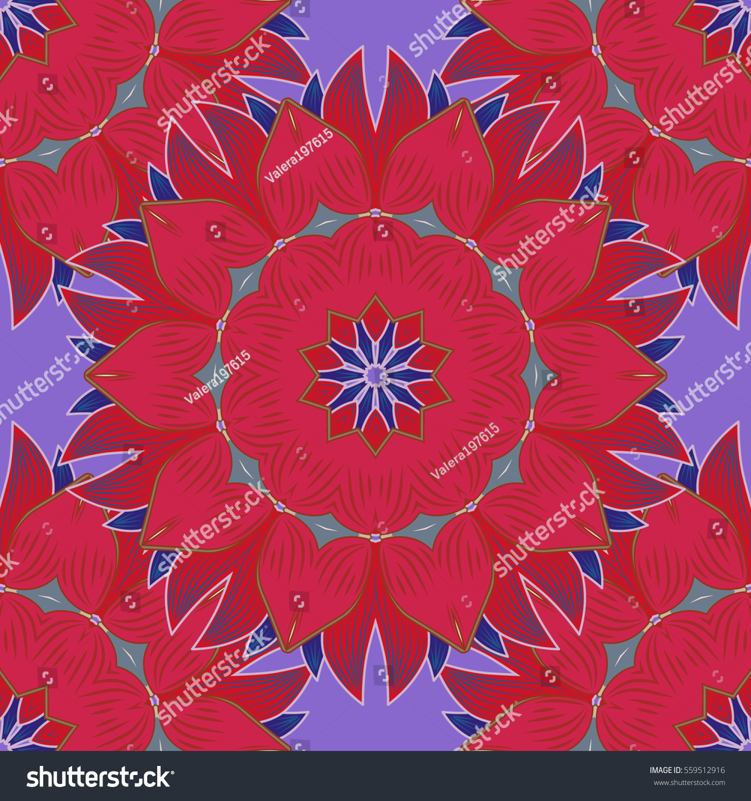 Mandalas Background Colorful Elements Vector Illustration Stock Vector ...