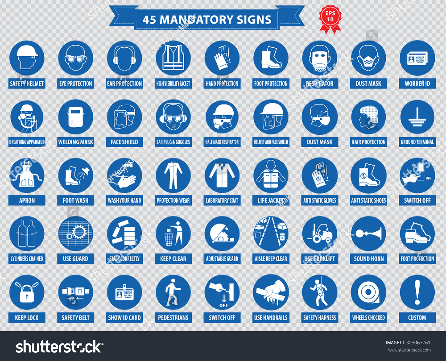 Industrial Safety Signs And Symbols