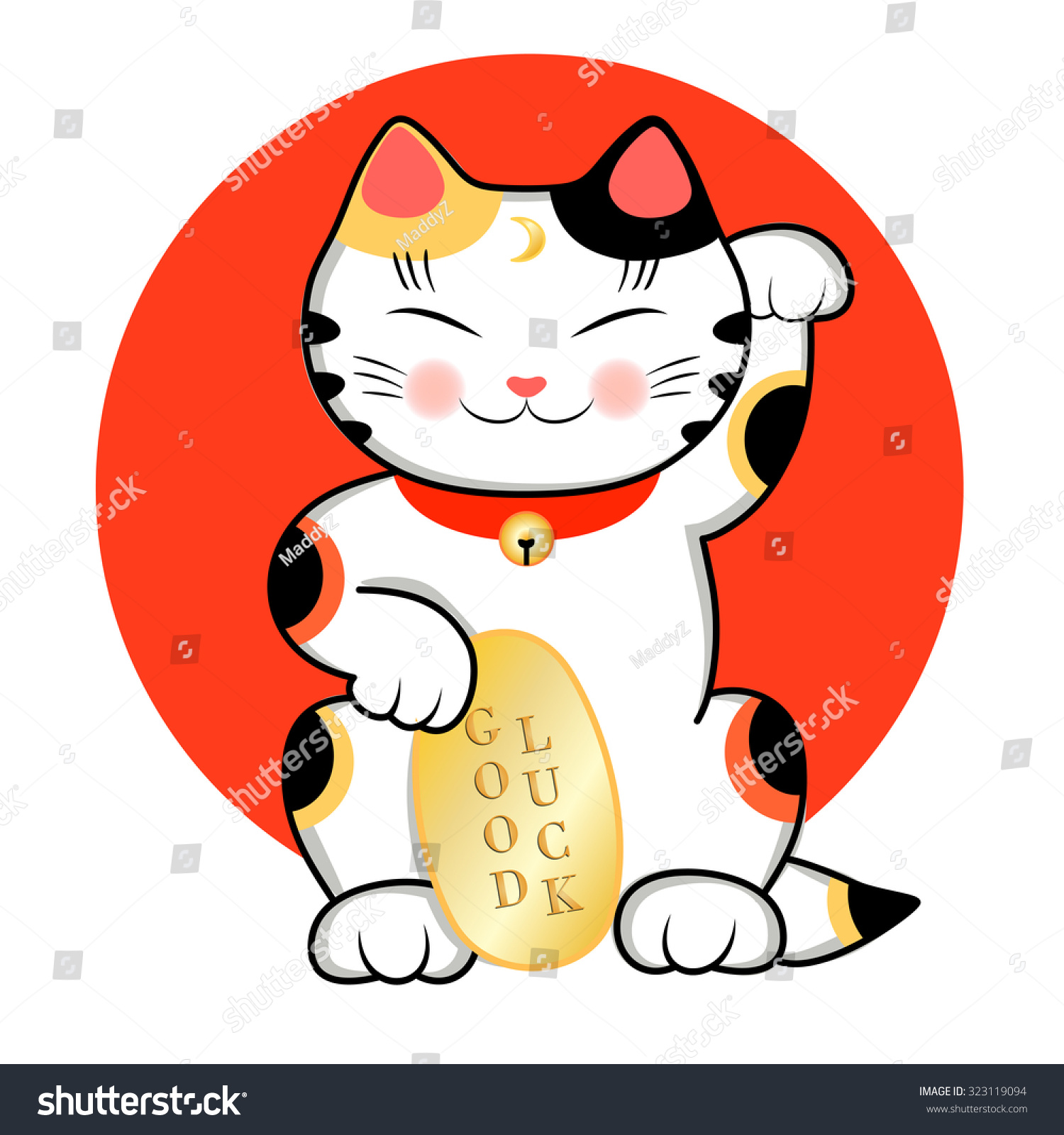 asian good luck cat