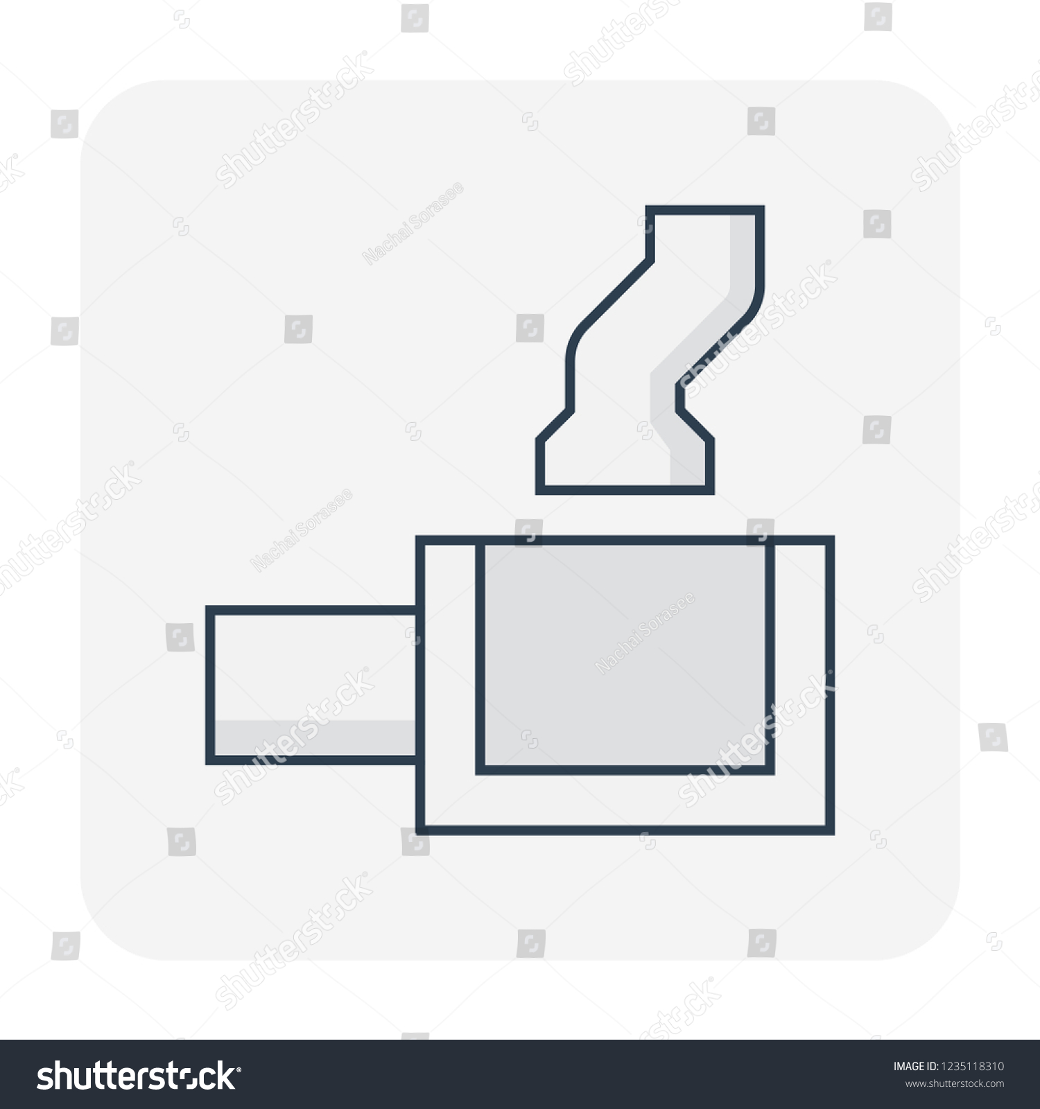 Manhole Sump Pit Icon Drainage System Stock Vector (Royalty Free ...