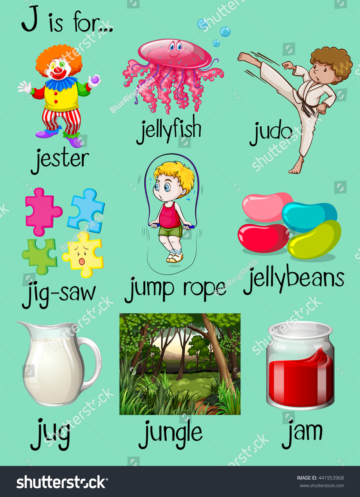J Alphabet Words - The letter j is crown jewel of the letters in the ...