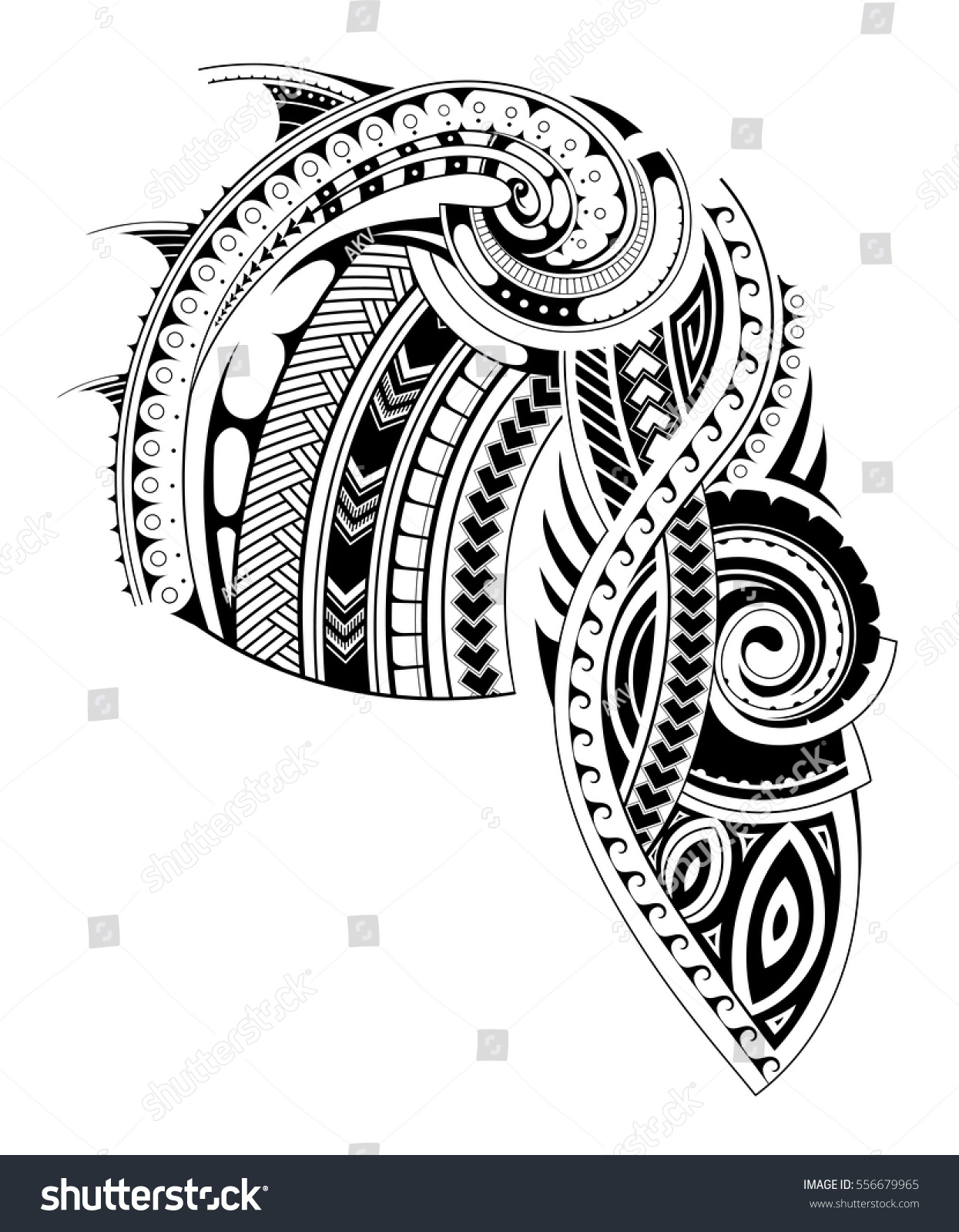 Chest Tattoo Vector | maori style tattoo design chest sleeve stock vector Chest Tattoo Vector | maori style tattoo design chest sleeve stock vector
