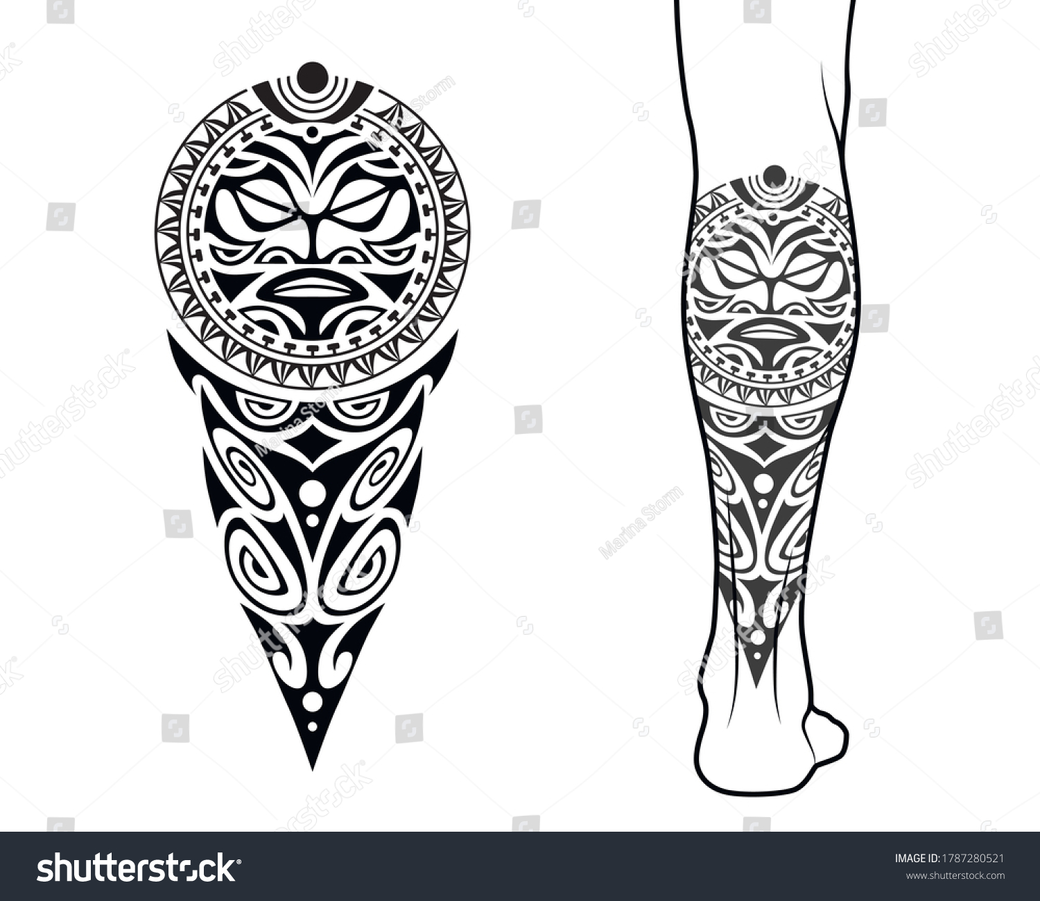 5,732 Maori tattoo leg Stock Vectors, Images & Vector Art Shutterstock