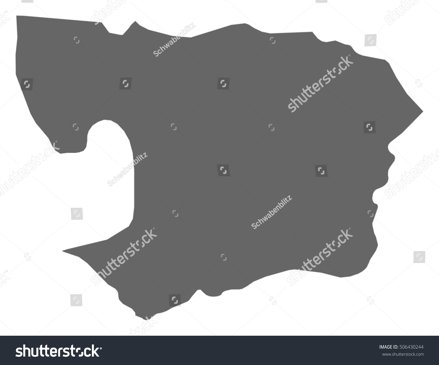 Map - Battambang (Cambodia) Stock Vector Illustration 506430244 ...