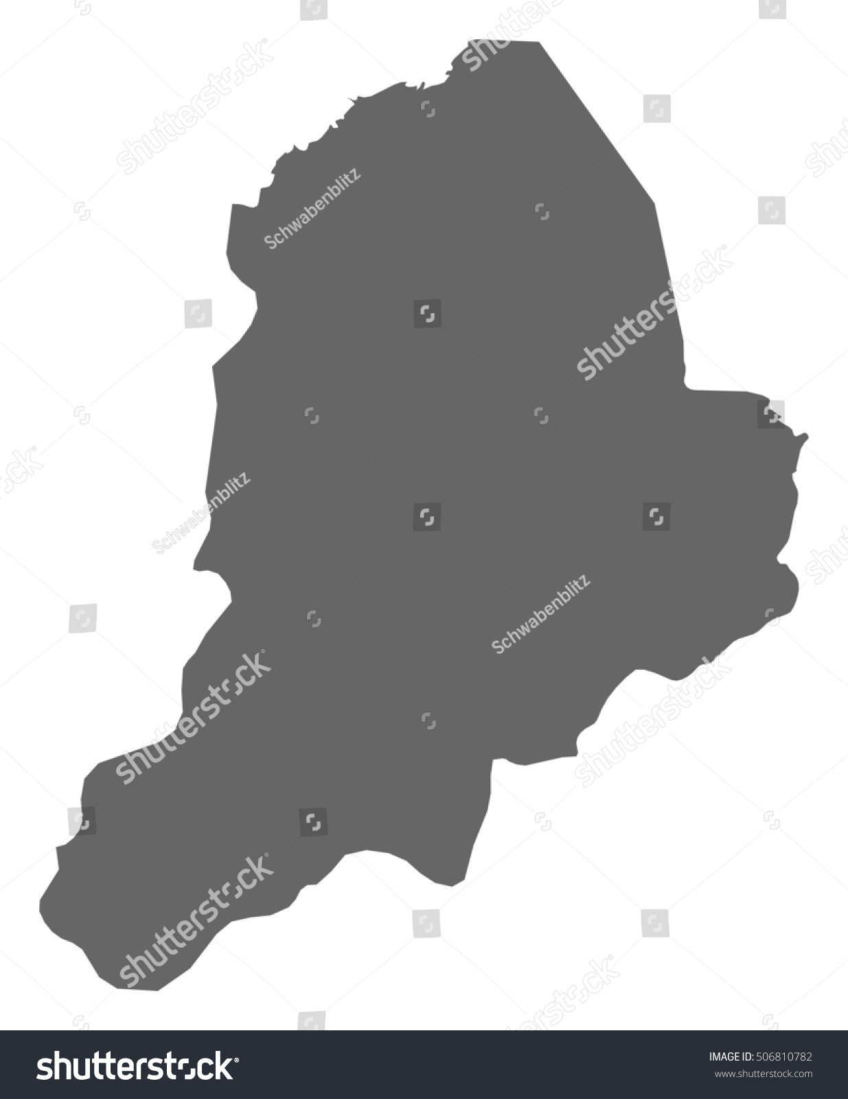 Map Borno Nigeria Stock Vector (Royalty Free) 506810782 | Shutterstock