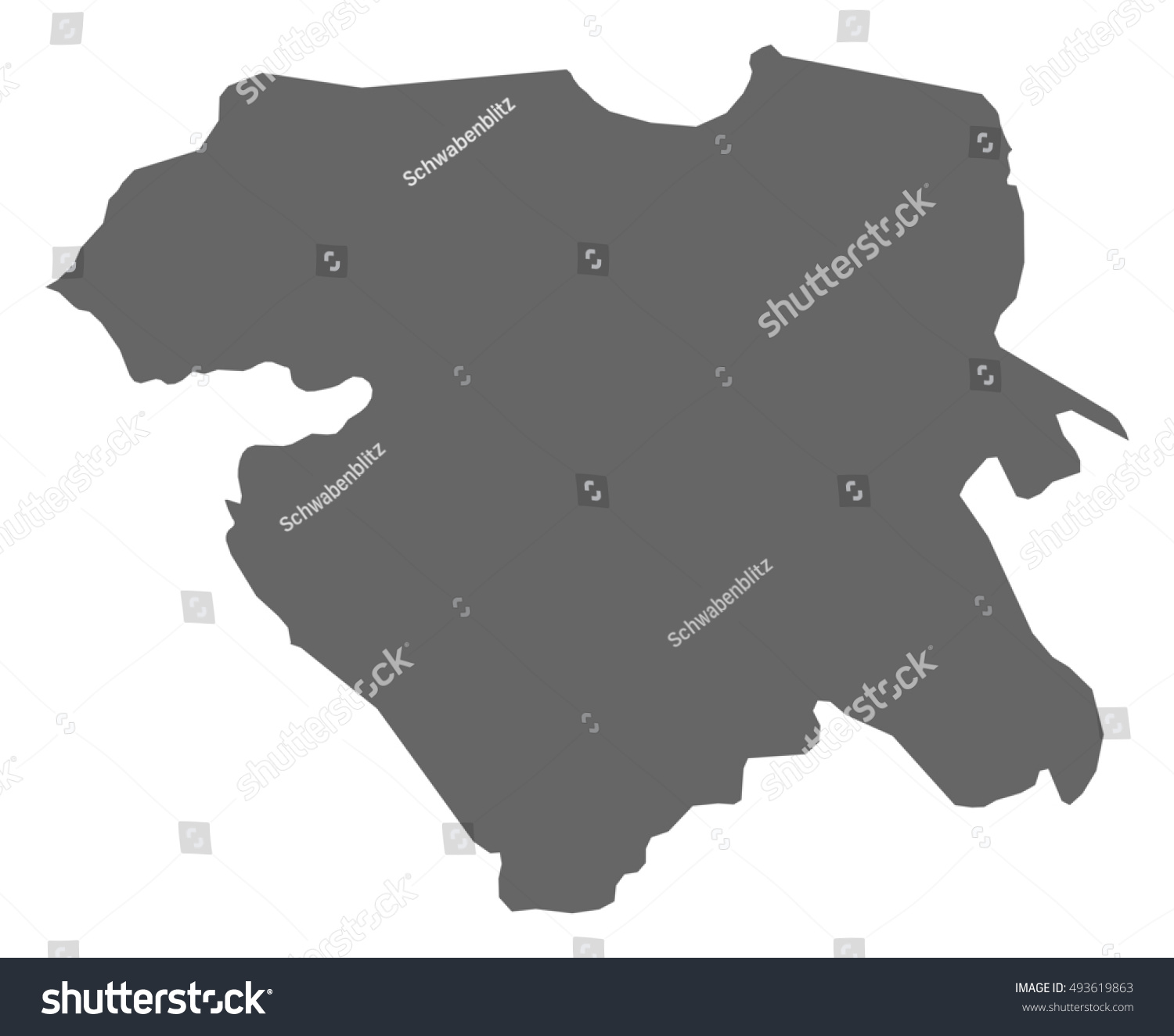 Map Kurdistan Iran Stock Vector (Royalty Free) 493619863 | Shutterstock