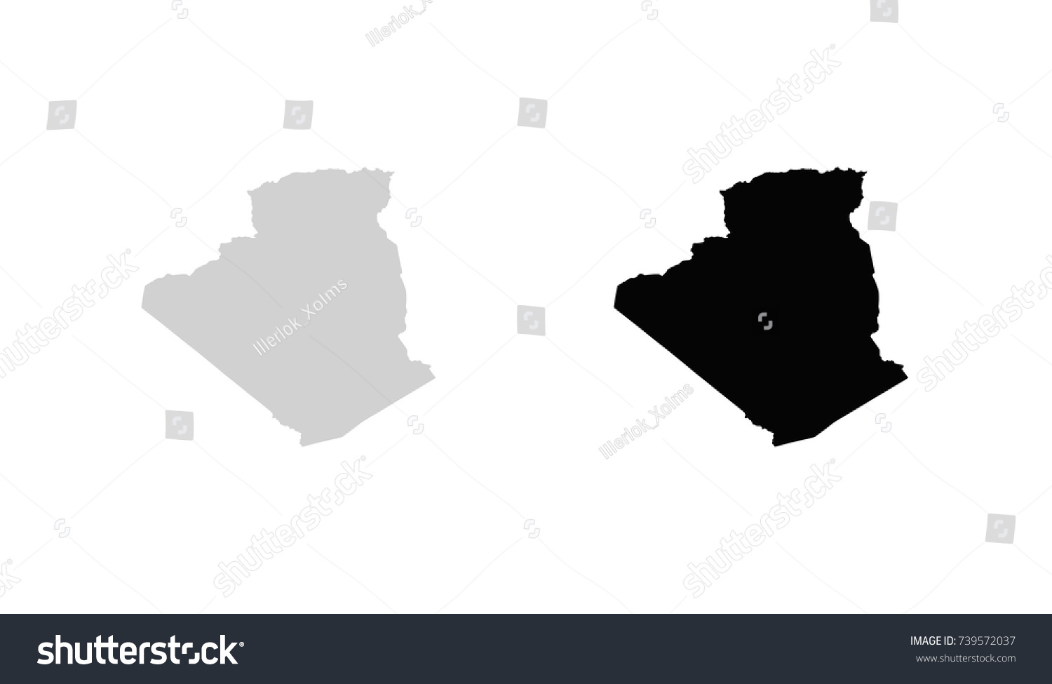 Map Algeria Vector Illustration Stock Vector Royalty Free 739572037   Stock Vector Map Of Algeria Vector Illustration 739572037 