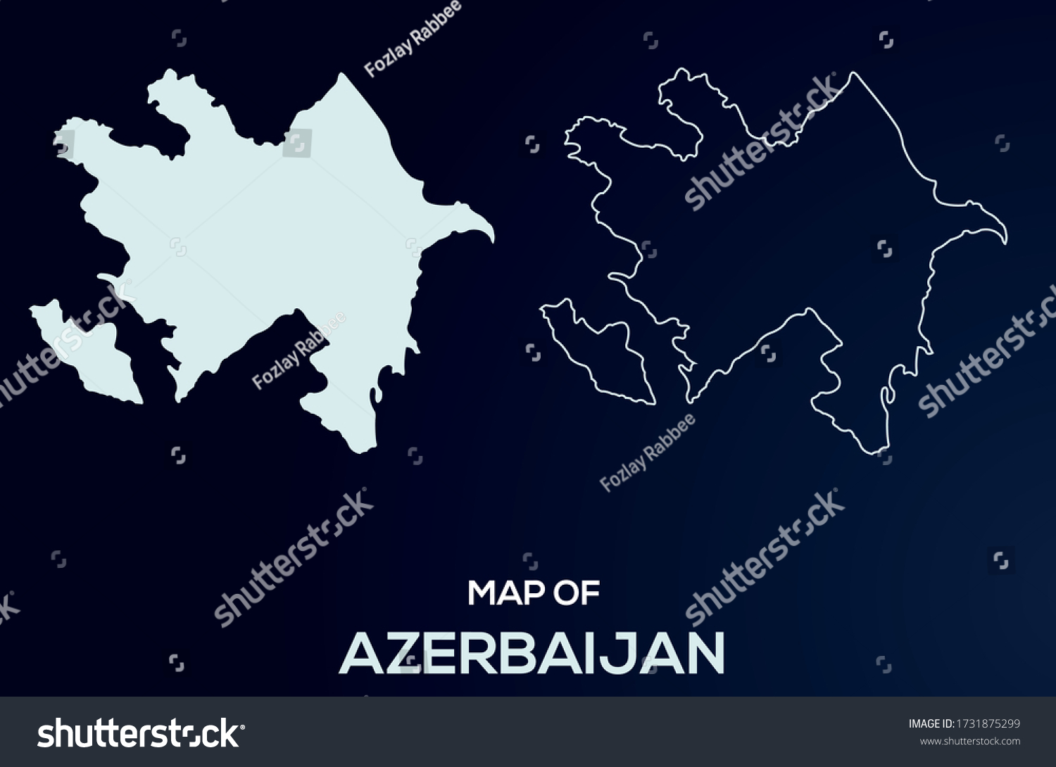 SVG of Map of Azerbaijan. Abstract design, vector illustration by using adobe illustrator. Azerbaijan isolated map. Azerbaijan Outline map. Editable Map design for anywhere uses. svg