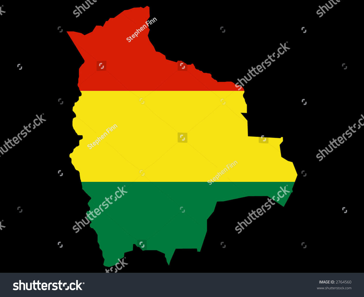 Map Of Bolivia And Bolivian Flag Illustration - 2764560 : Shutterstock