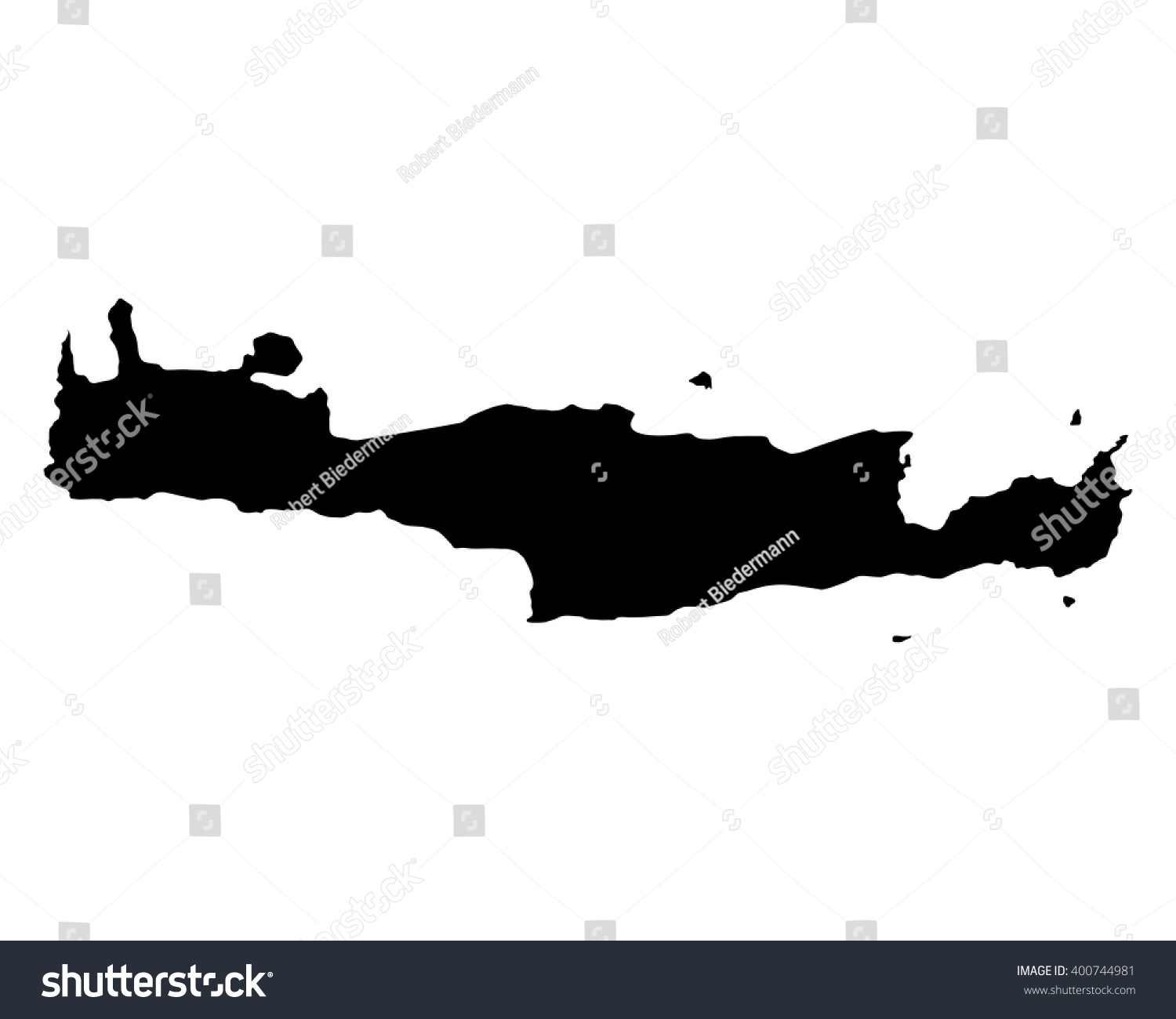 SVG of Map of Crete svg